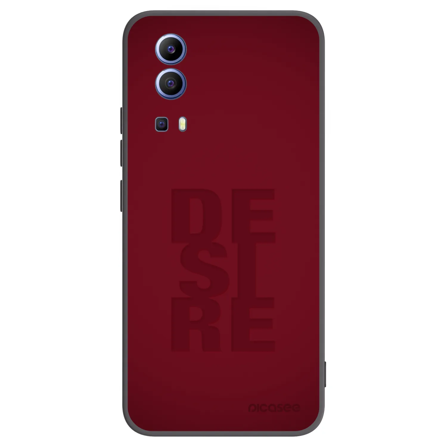 Picasee Μαύρη θήκη σιλικόνης για Vivo Y52 5G - Desire