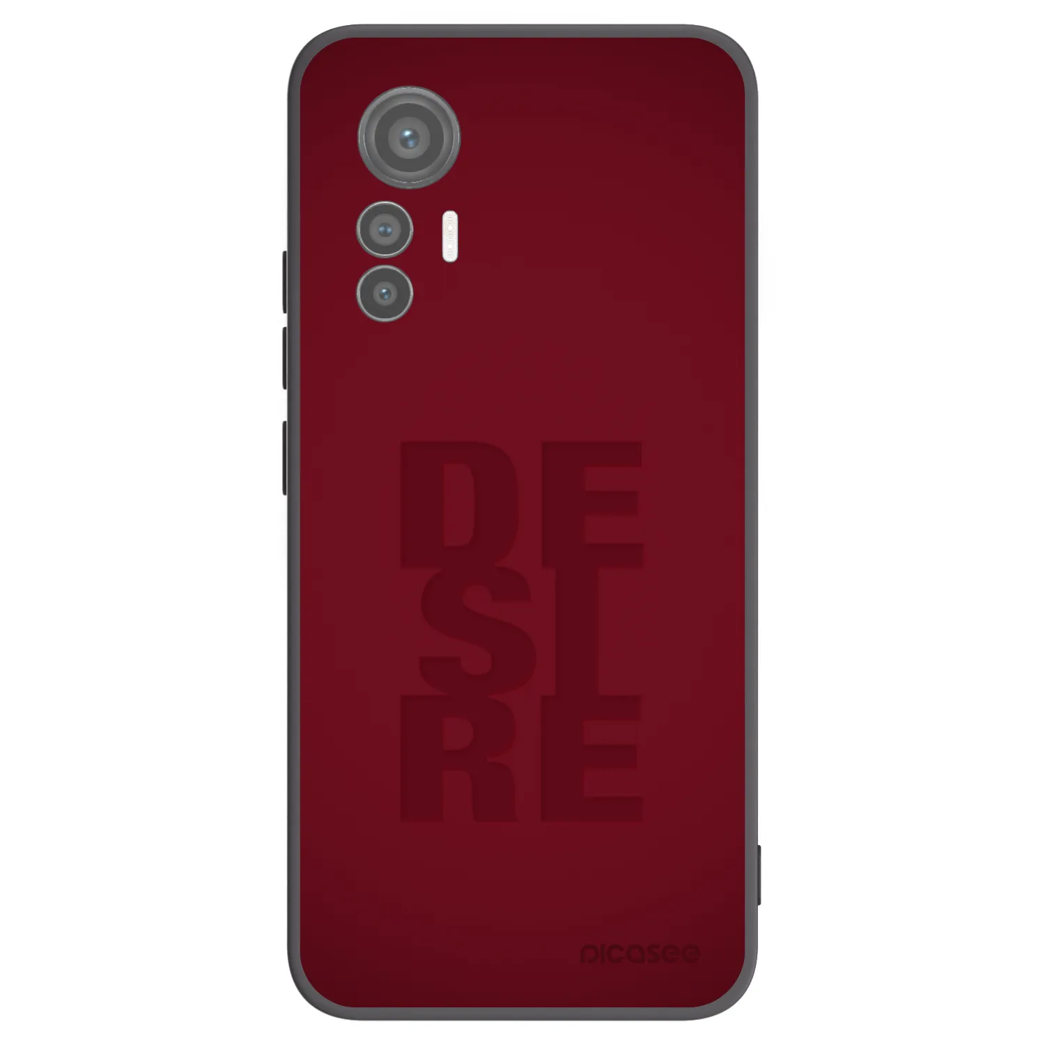Picasee Μαύρη θήκη σιλικόνης για Xiaomi 12 Lite - Desire