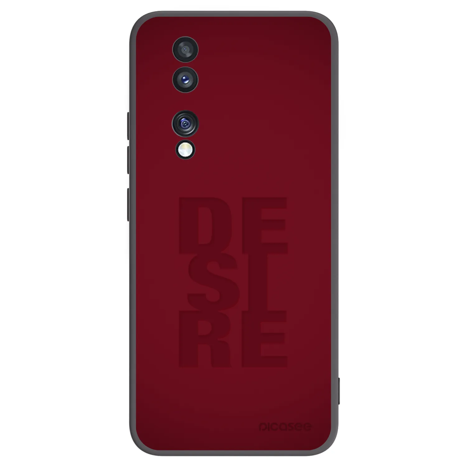 Picasee Μαύρη θήκη σιλικόνης για Honor 70 - Desire