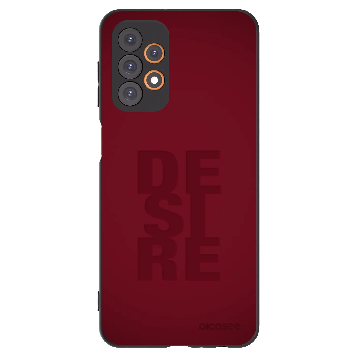 Picasee Μαύρη θήκη σιλικόνης για Samsung Galaxy A23 A235F 4G - Desire
