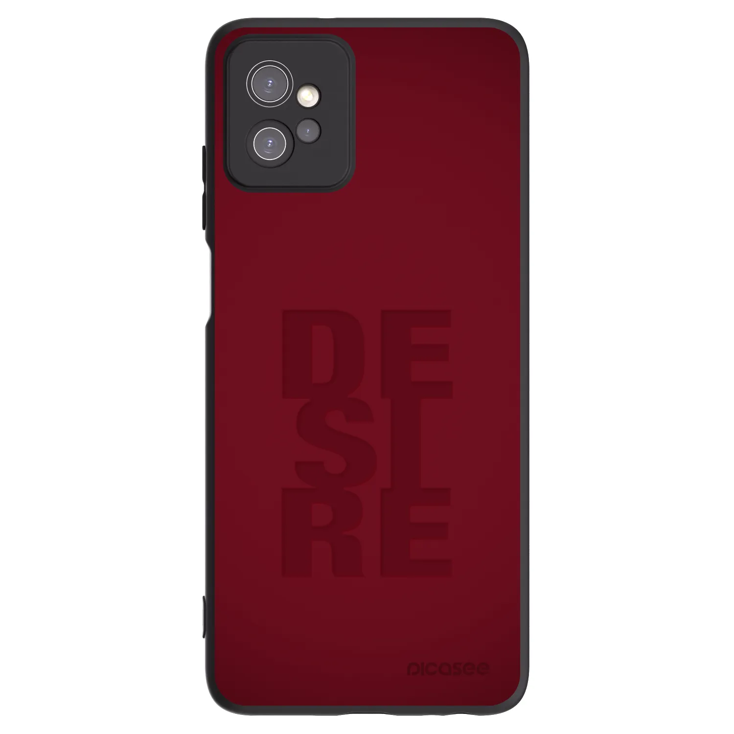 Picasee Μαύρη θήκη σιλικόνης για Motorola Moto G32 - Desire