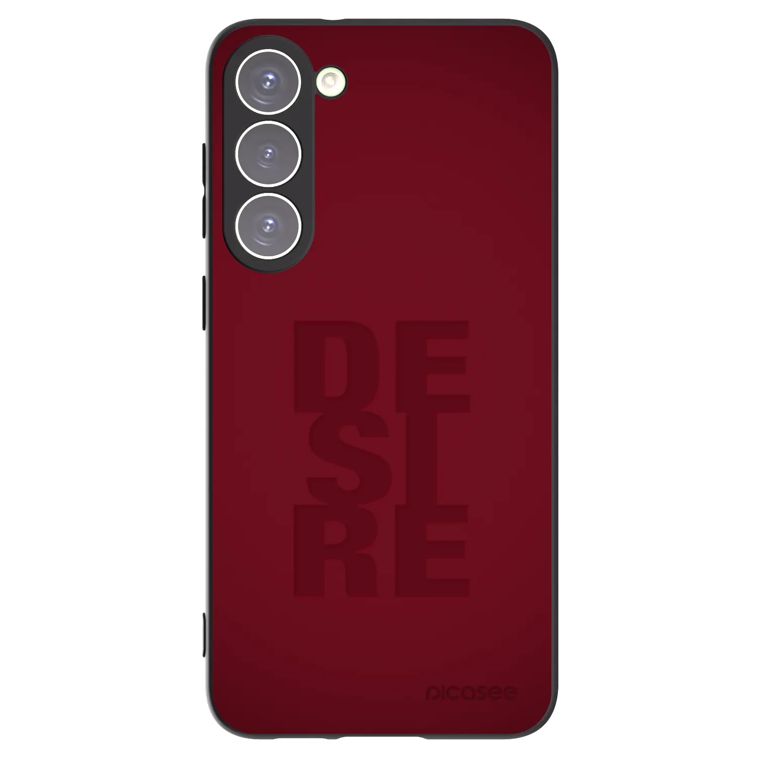 Picasee Μαύρη θήκη σιλικόνης για Samsung Galaxy S23+ 5G - Desire