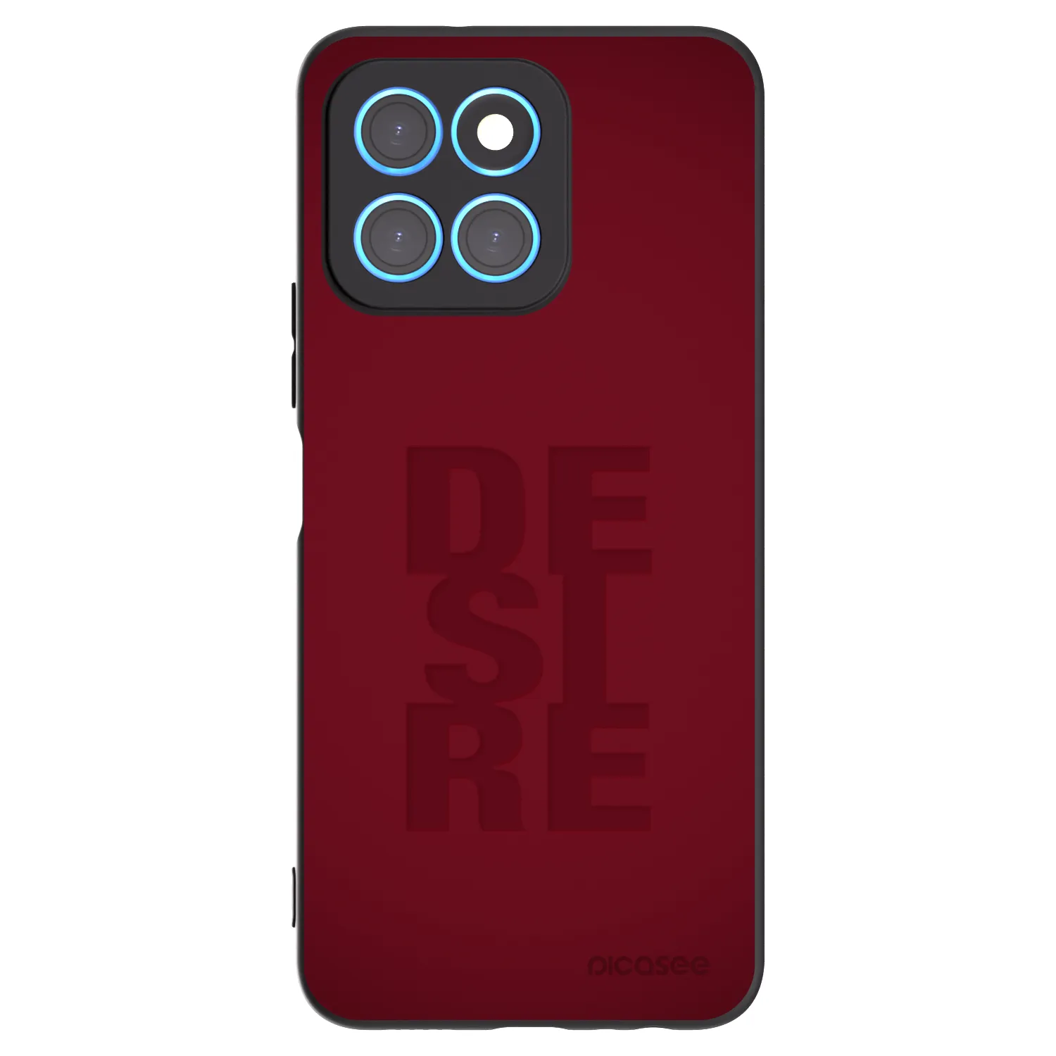Picasee Μαύρη θήκη σιλικόνης για Honor X8 5G - Desire