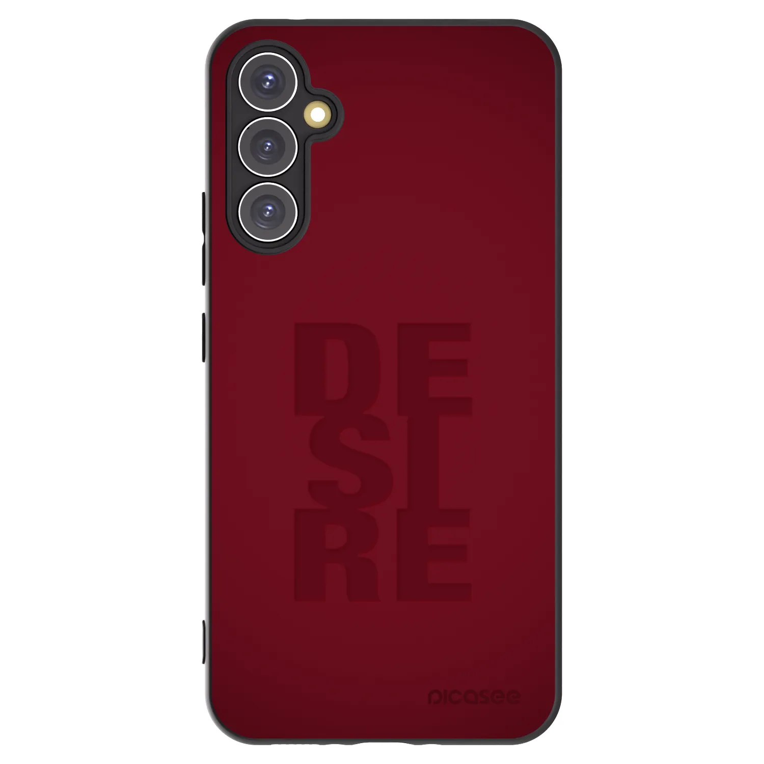 Picasee Μαύρη θήκη σιλικόνης για Samsung Galaxy A34 5G A346B - Desire