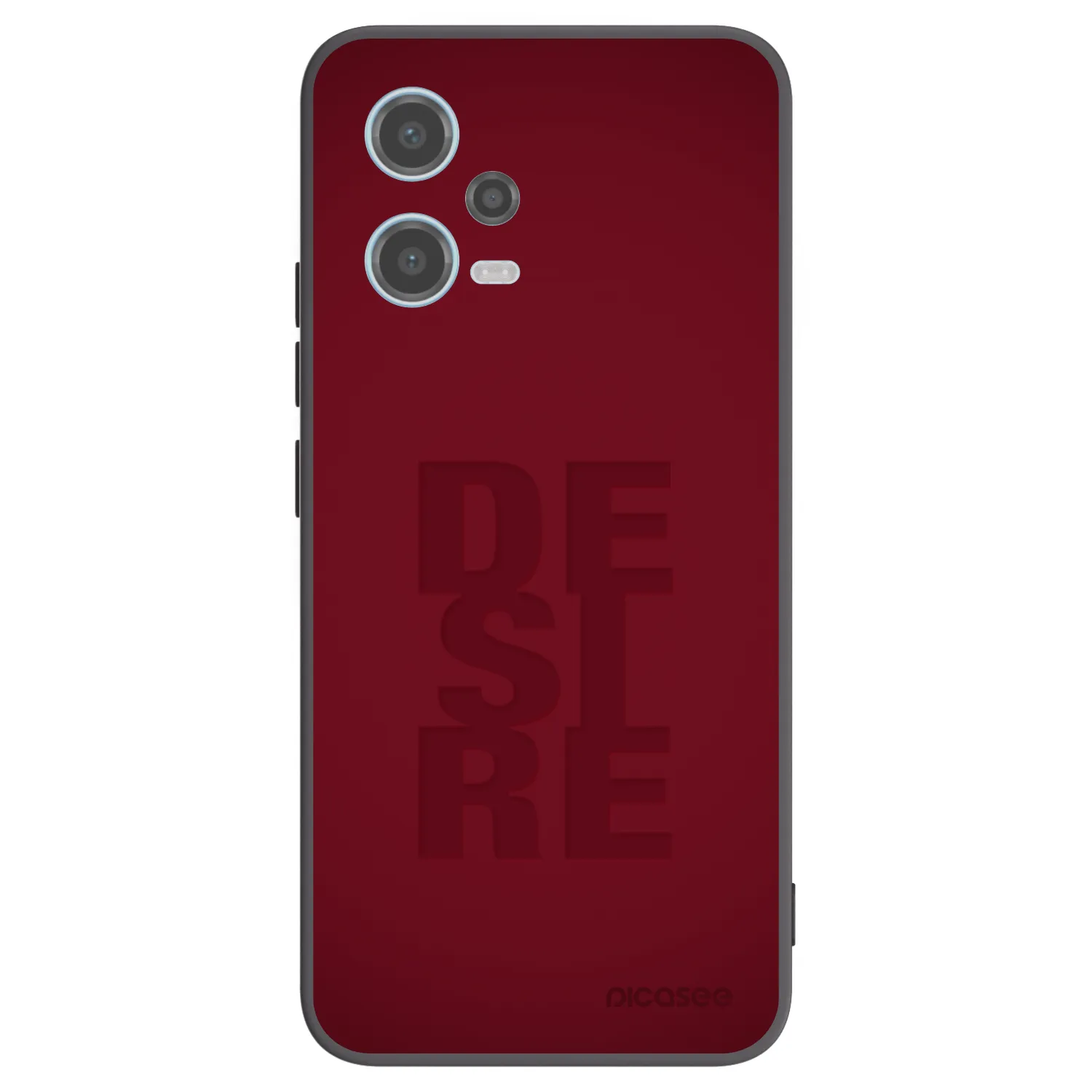 Picasee Μαύρη θήκη σιλικόνης για Xiaomi Redmi Note 12 5G - Desire
