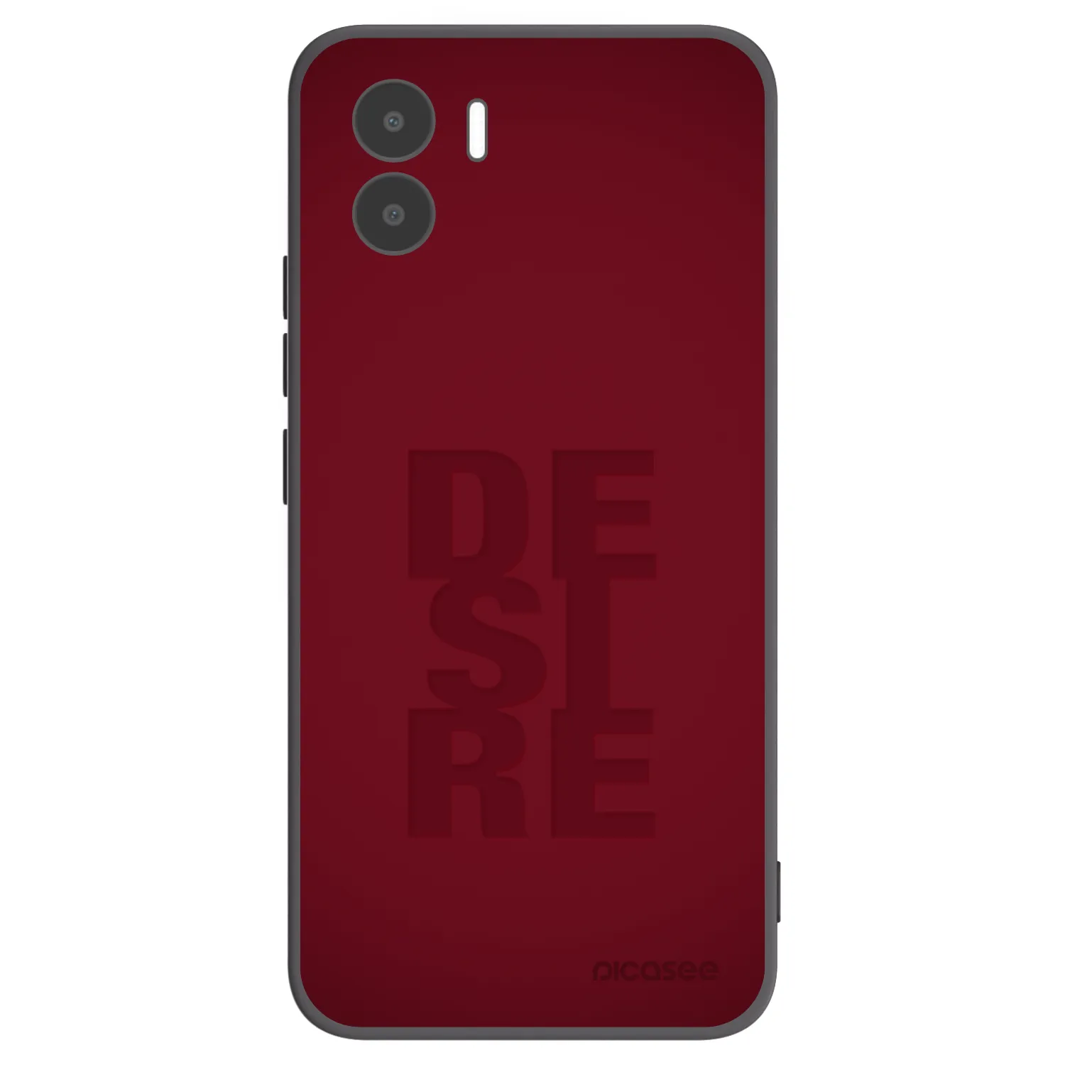 Picasee Μαύρη θήκη σιλικόνης για Xiaomi Redmi A2 - Desire