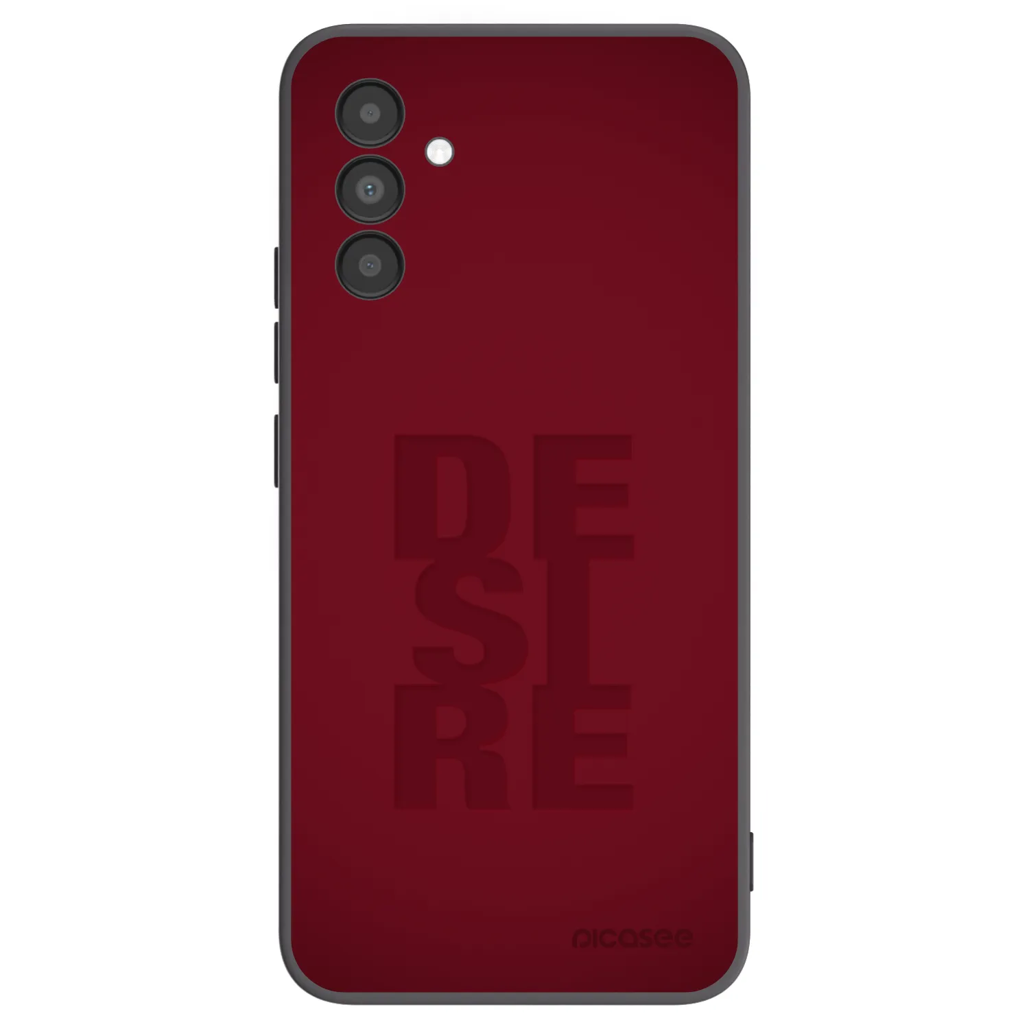 Picasee Μαύρη θήκη σιλικόνης για Samsung Galaxy A04s A047F - Desire