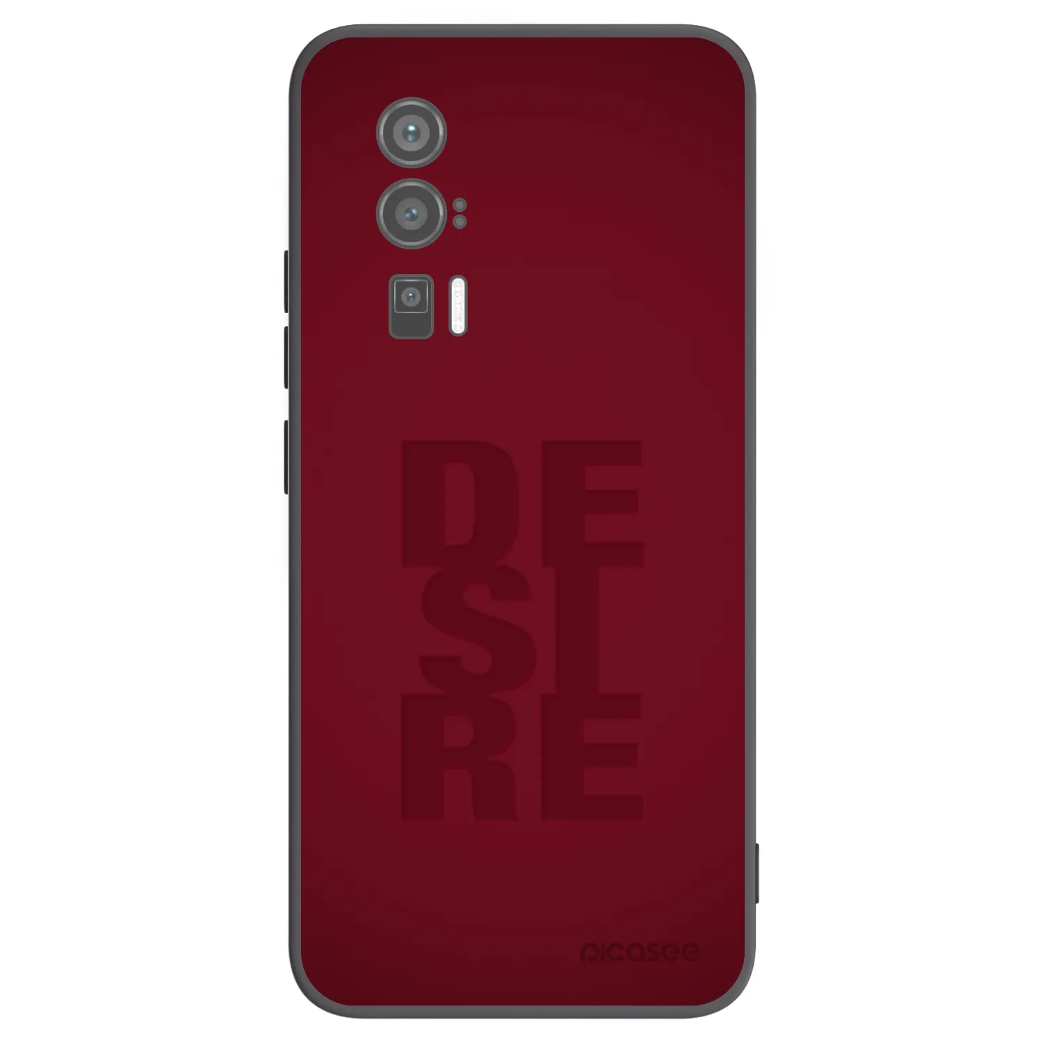 Picasee Μαύρη θήκη σιλικόνης για Xiaomi Poco F5 Pro 5G - Desire
