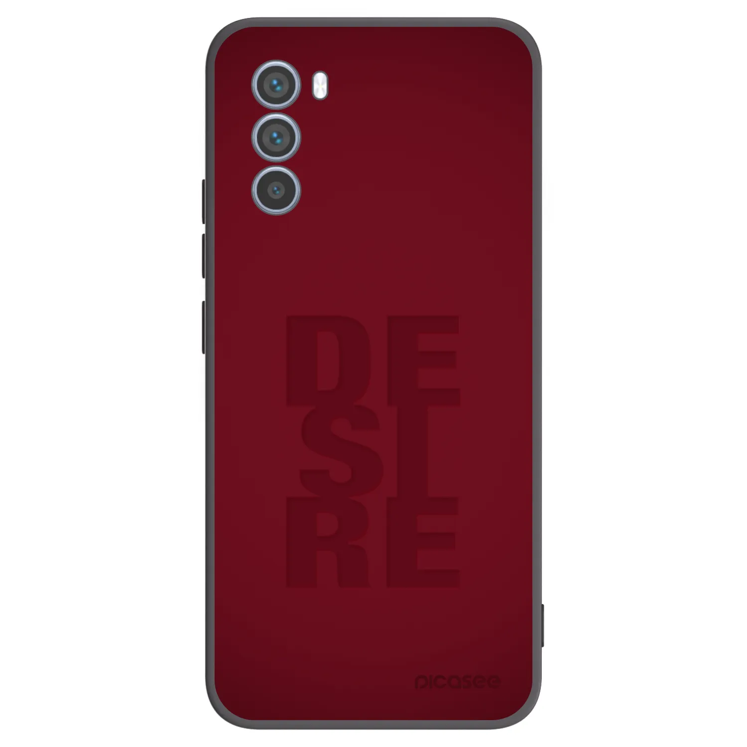 Picasee Μαύρη θήκη σιλικόνης για Motorola Moto G62 - Desire