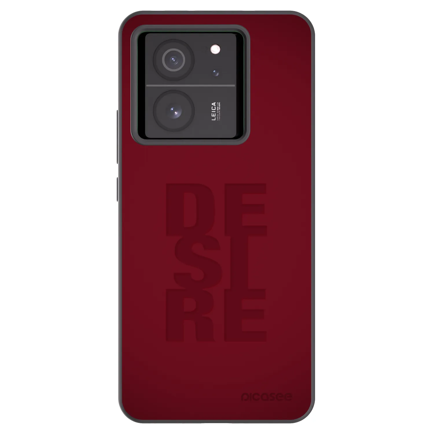 Picasee Μαύρη θήκη σιλικόνης για Xiaomi 13T - Desire