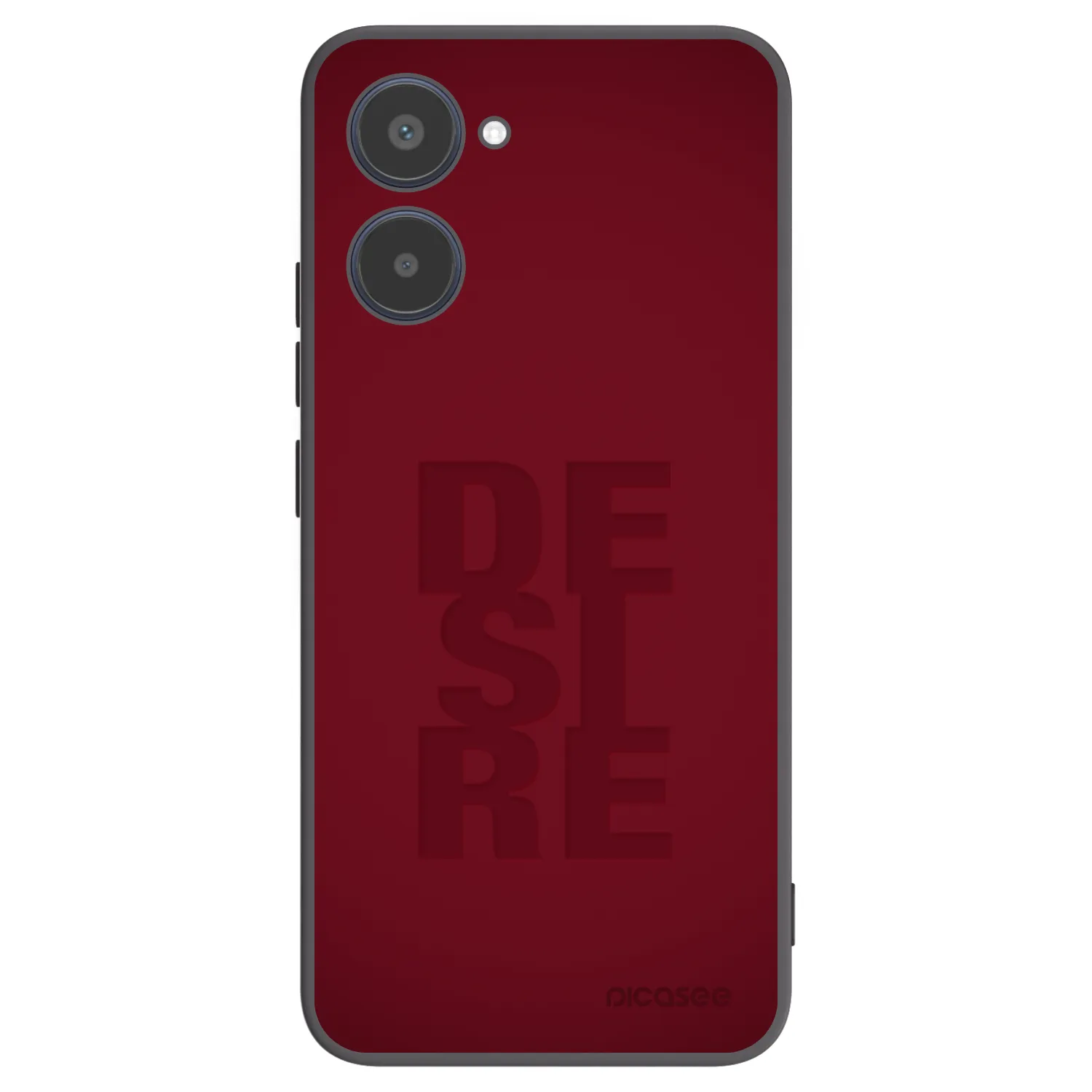 Picasee Μαύρη θήκη σιλικόνης για Realme 10 4G - Desire