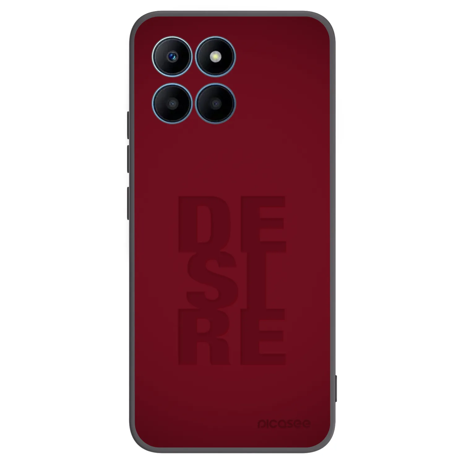 Picasee Μαύρη θήκη σιλικόνης για Honor 70 Lite - Desire