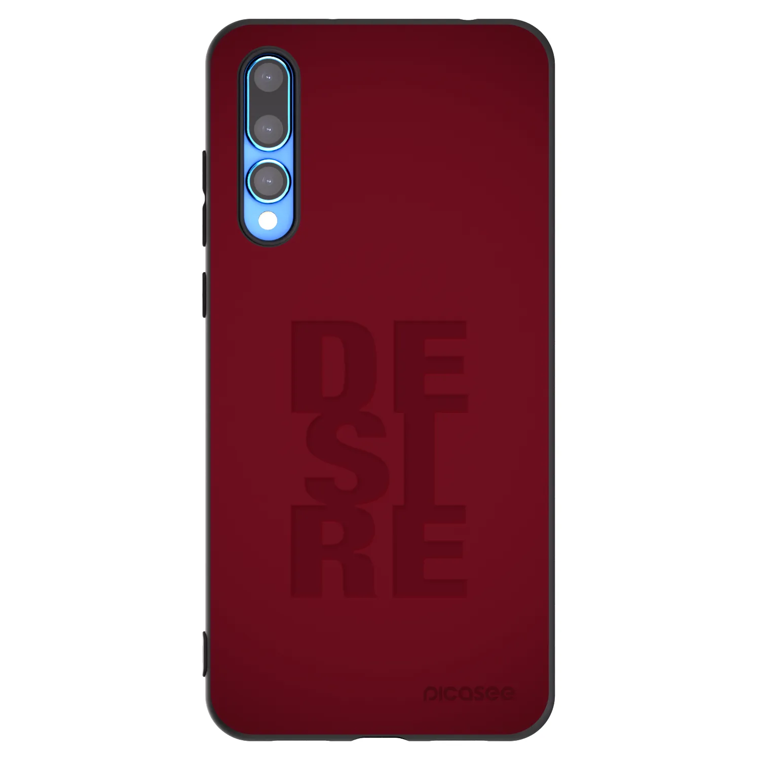 Picasee Μαύρη θήκη σιλικόνης για Huawei P20 Pro - Desire