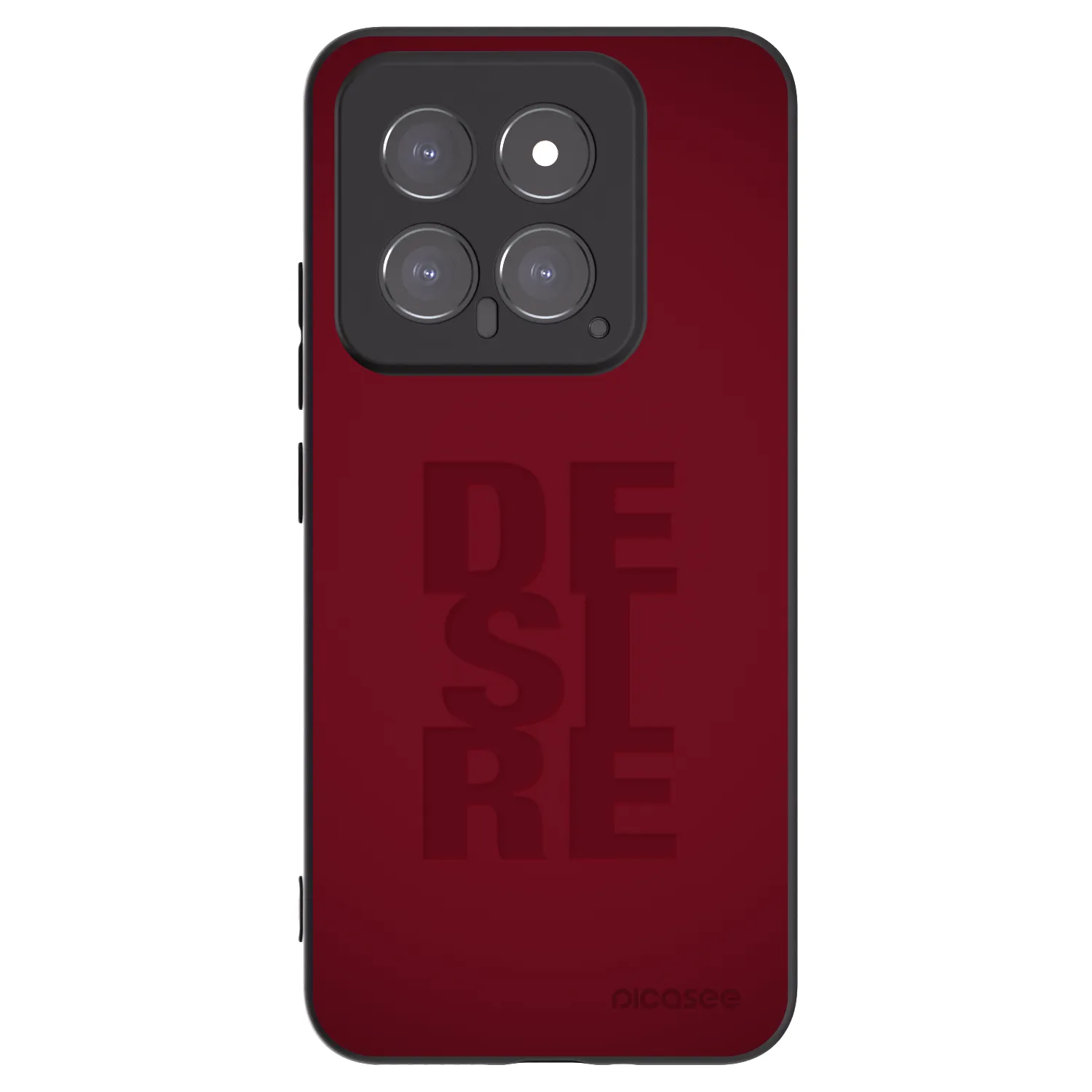 Picasee Μαύρη θήκη σιλικόνης για Xiaomi 14 - Desire