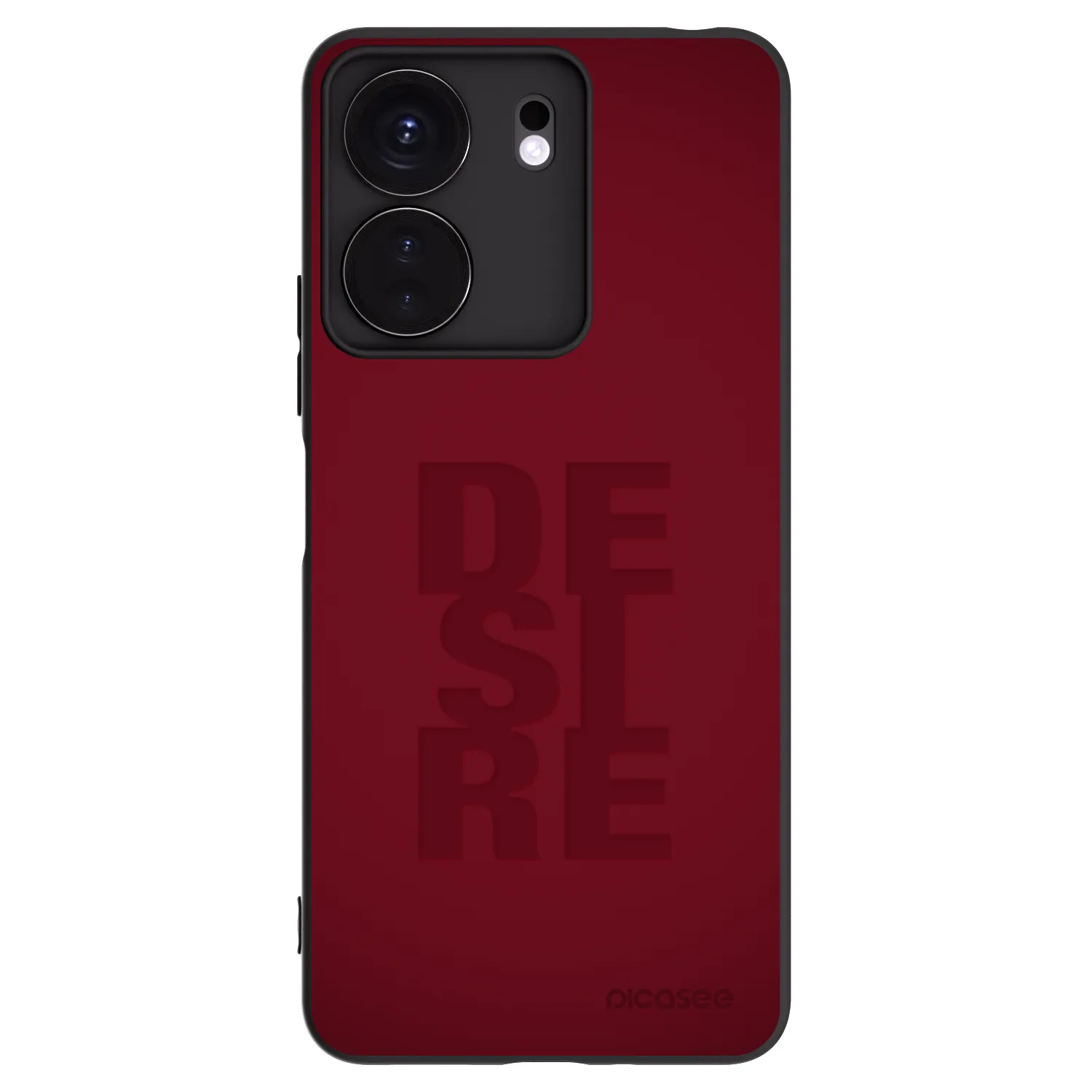 Picasee Μαύρη θήκη σιλικόνης για Xiaomi Redmi 13C 4G - Desire