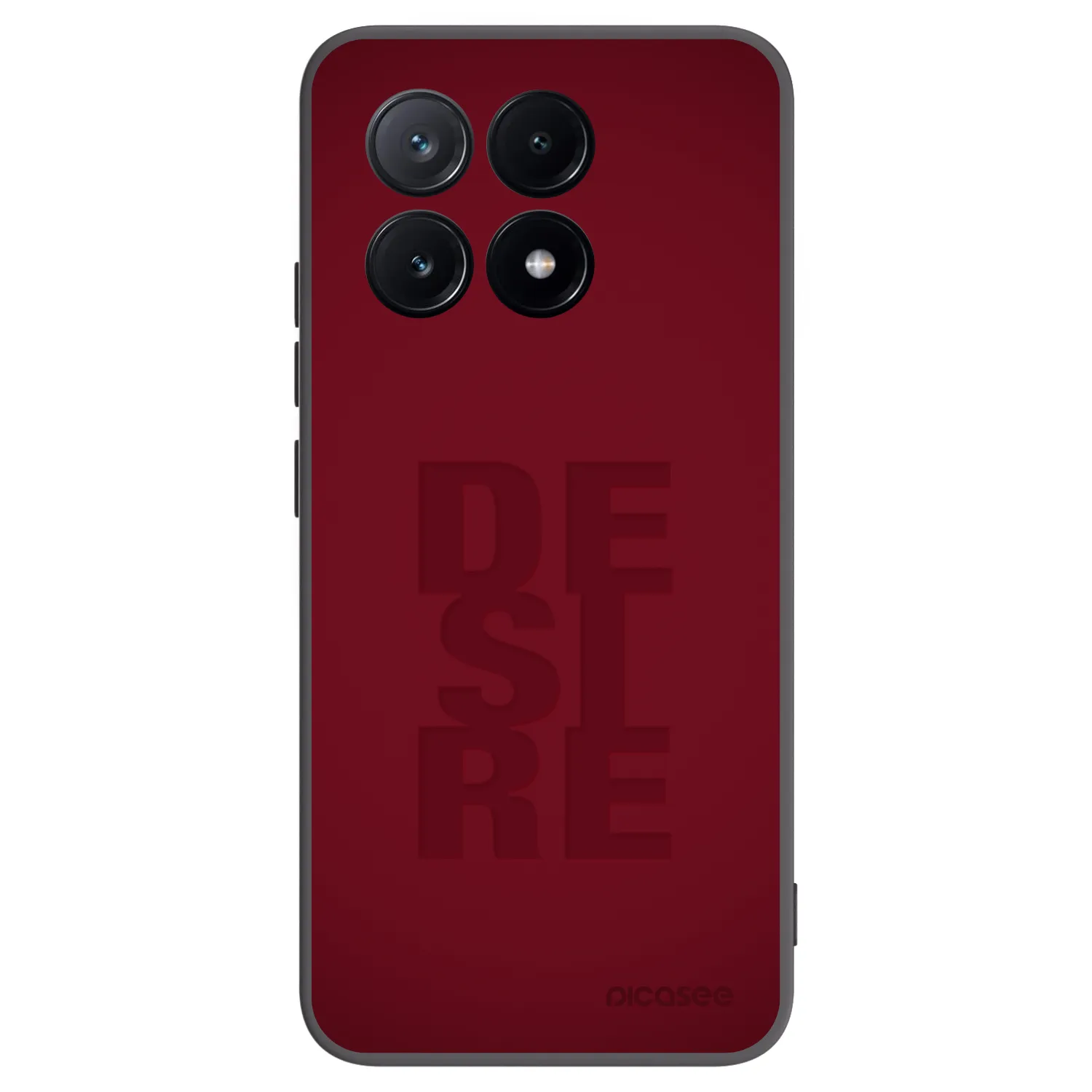 Picasee Μαύρη θήκη σιλικόνης για Xiaomi Poco X6 Pro - Desire