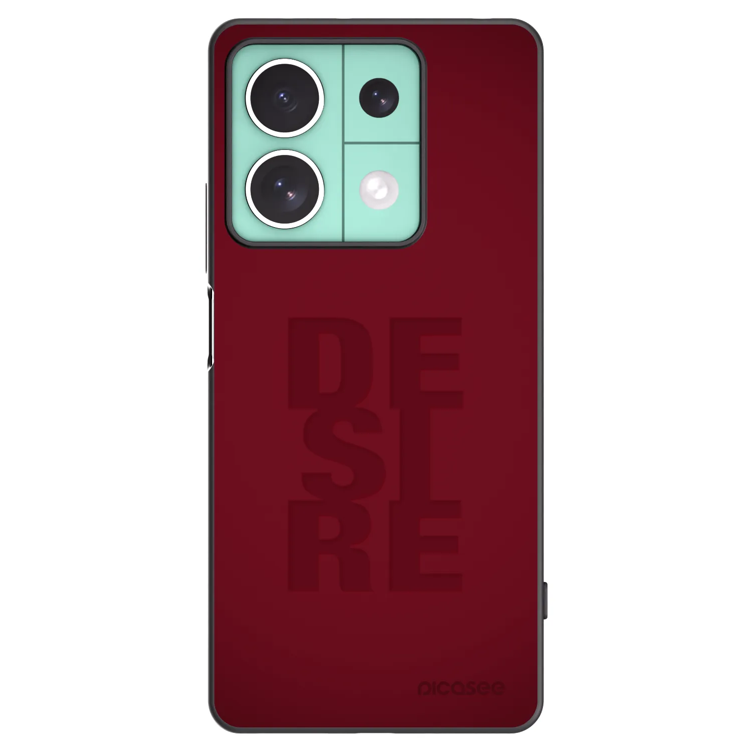 Picasee Μαύρη θήκη σιλικόνης για Xiaomi Redmi Note 13 5G - Desire