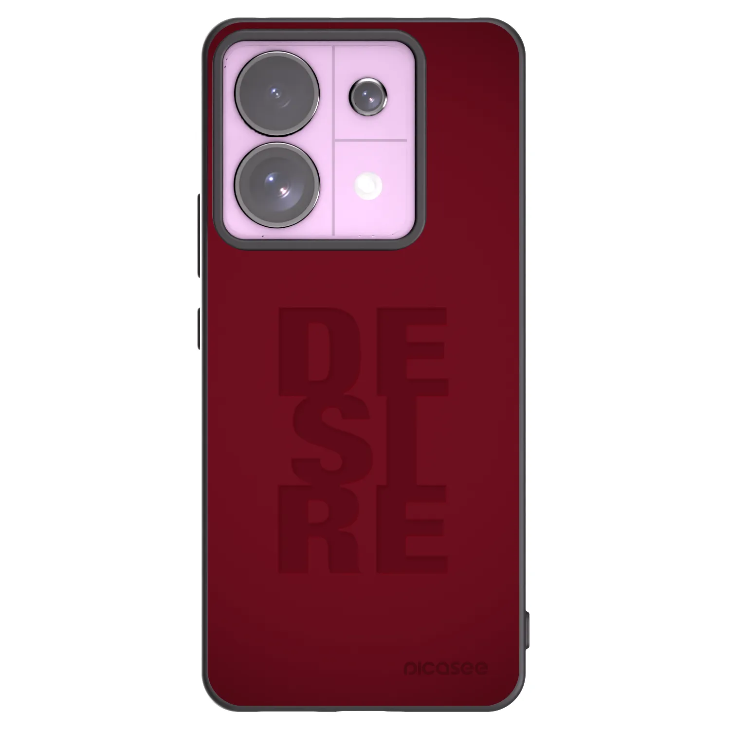 Picasee Μαύρη θήκη σιλικόνης για Xiaomi Redmi Note 13 Pro 5G - Desire