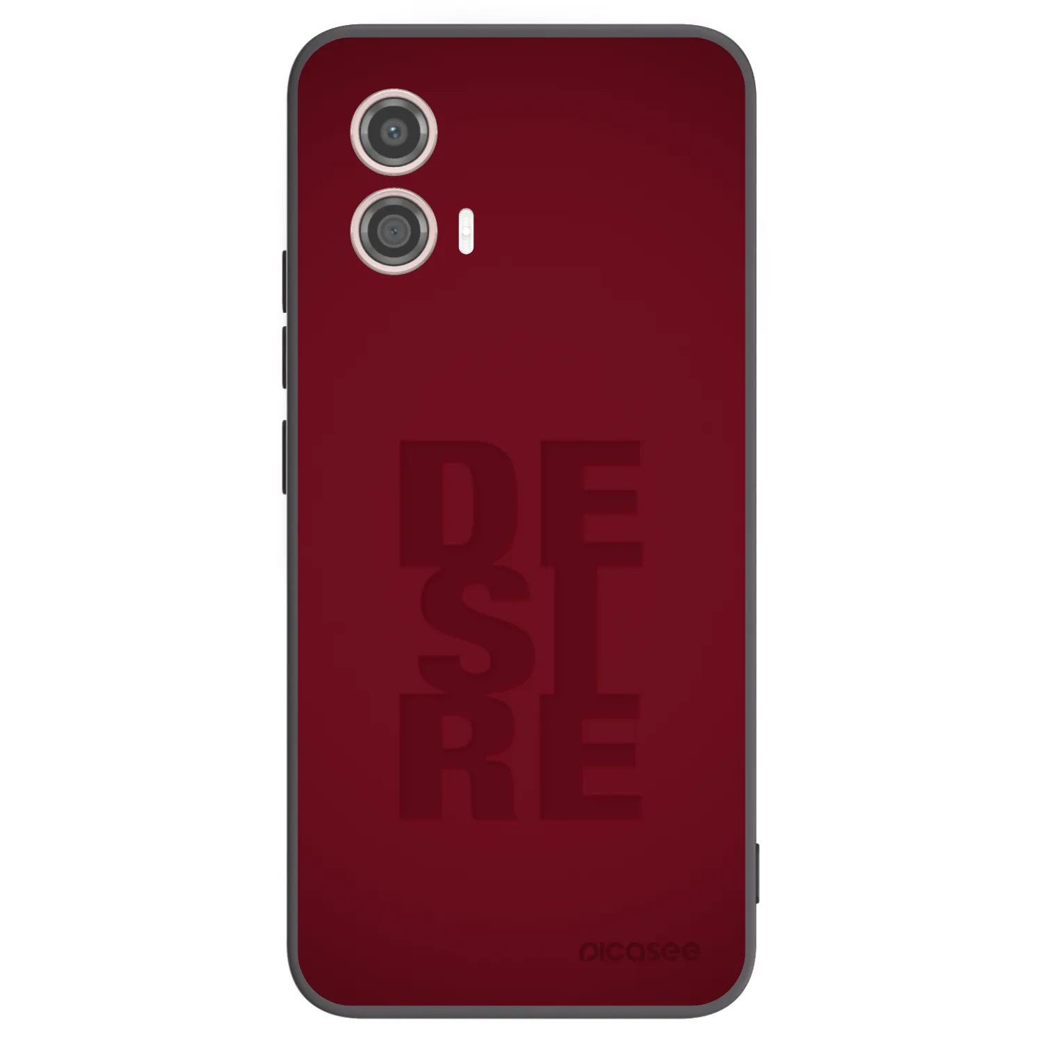 Picasee Μαύρη θήκη σιλικόνης για Motorola Moto G53 5G - Desire