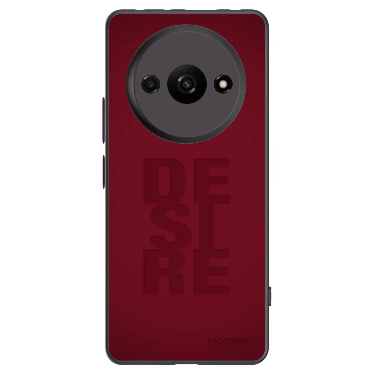 Picasee Μαύρη θήκη σιλικόνης για Xiaomi Redmi A3 - Desire