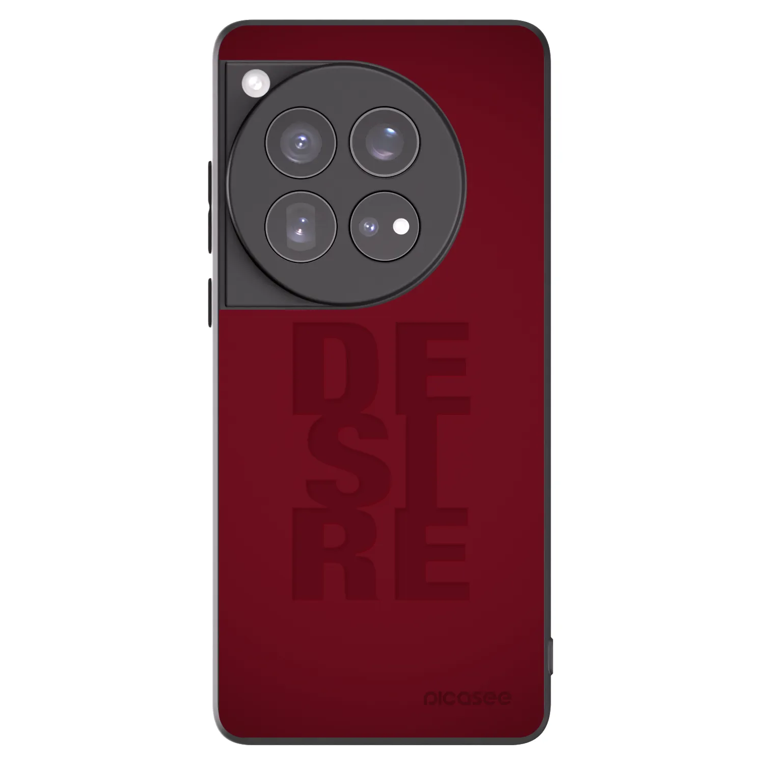 Picasee Μαύρη θήκη σιλικόνης για OnePlus 12 5G - Desire