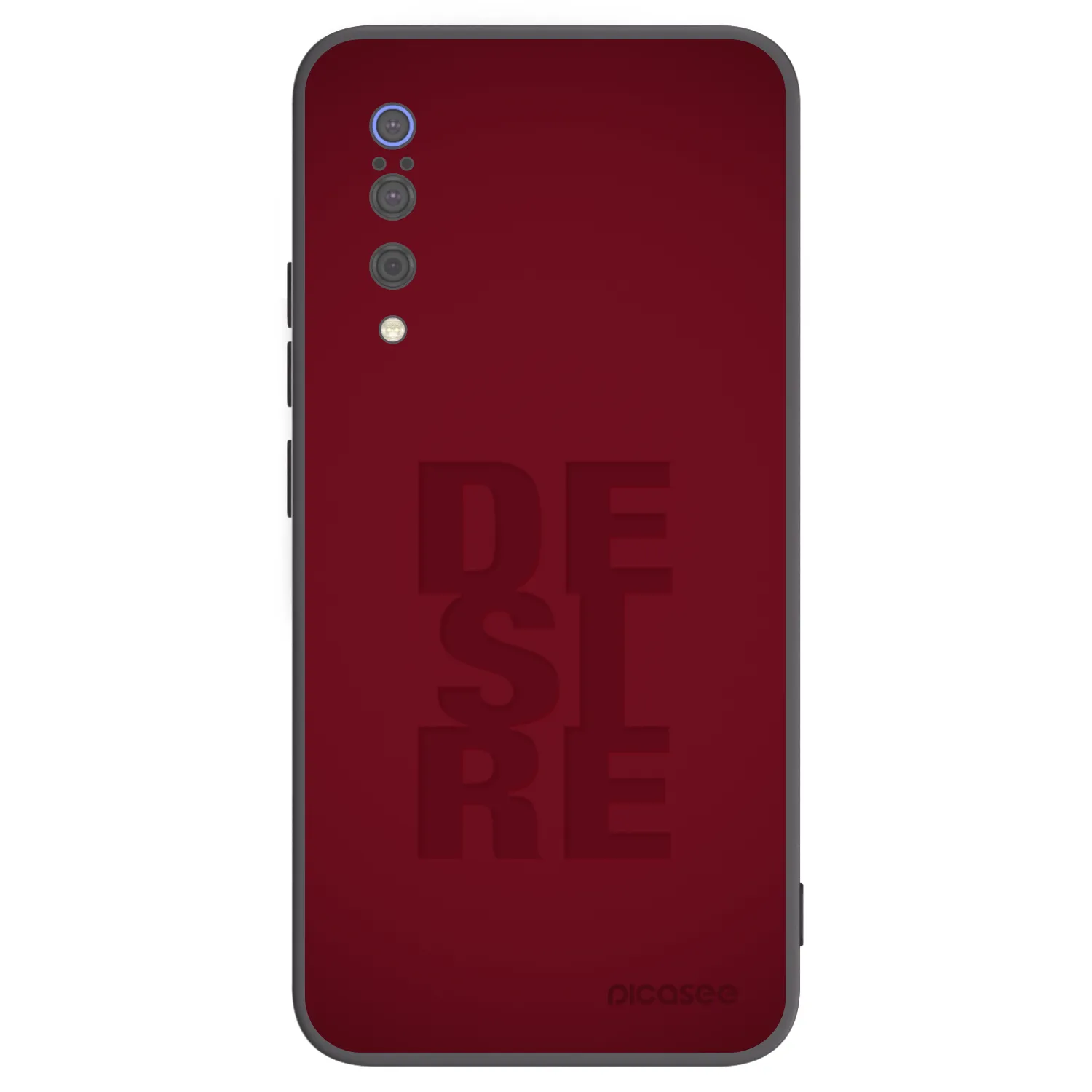 Picasee Μαύρη θήκη σιλικόνης για Xiaomi Mi 9 - Desire