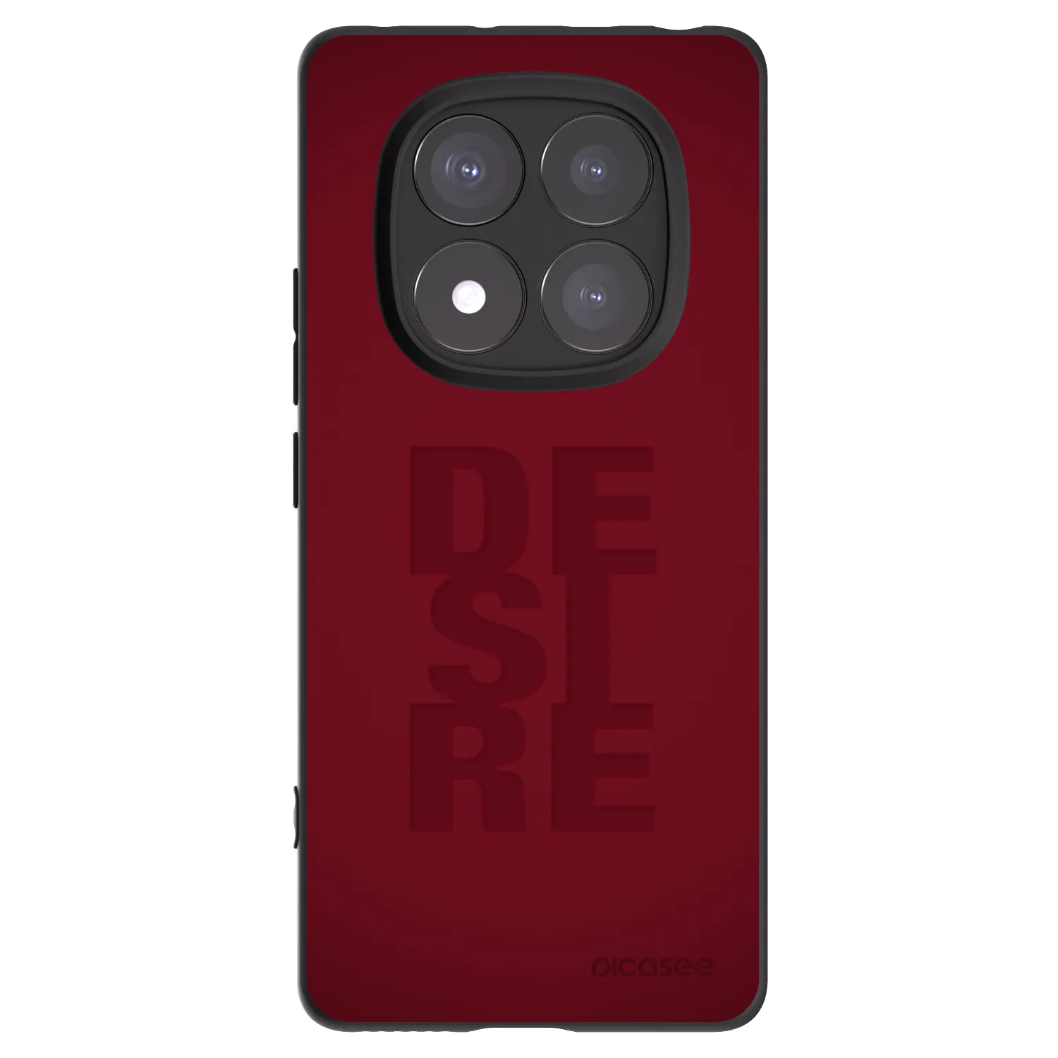 Picasee Μαύρη θήκη σιλικόνης για Xiaomi Redmi Note 14 Pro 5G - Desire