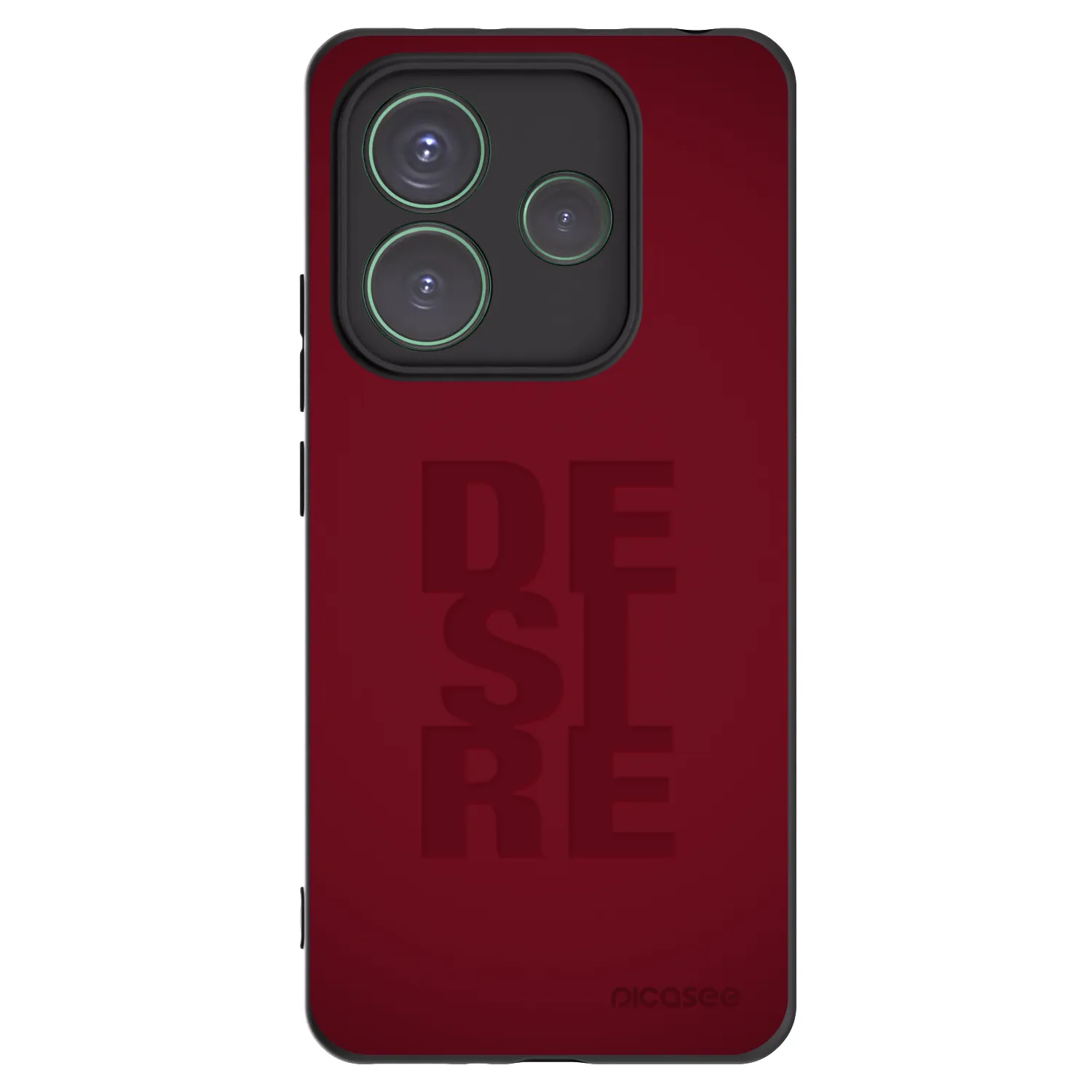 Picasee Μαύρη θήκη σιλικόνης για Xiaomi Redmi Note 14 5G - Desire