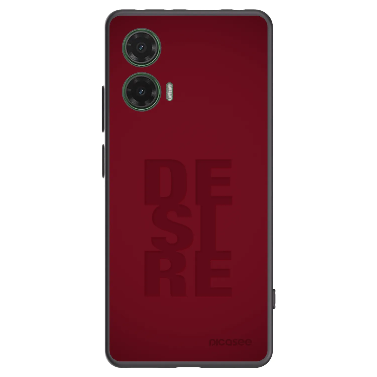 Picasee Μαύρη θήκη σιλικόνης για Motorola Moto G35 5G - Desire