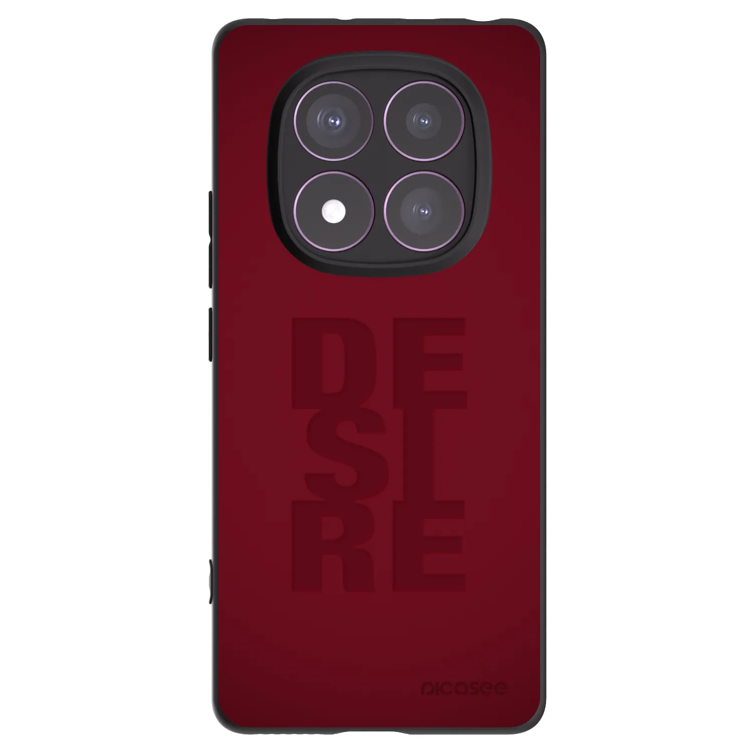 Picasee Μαύρη θήκη σιλικόνης για Xiaomi Redmi Note 14 Pro 4G - Desire