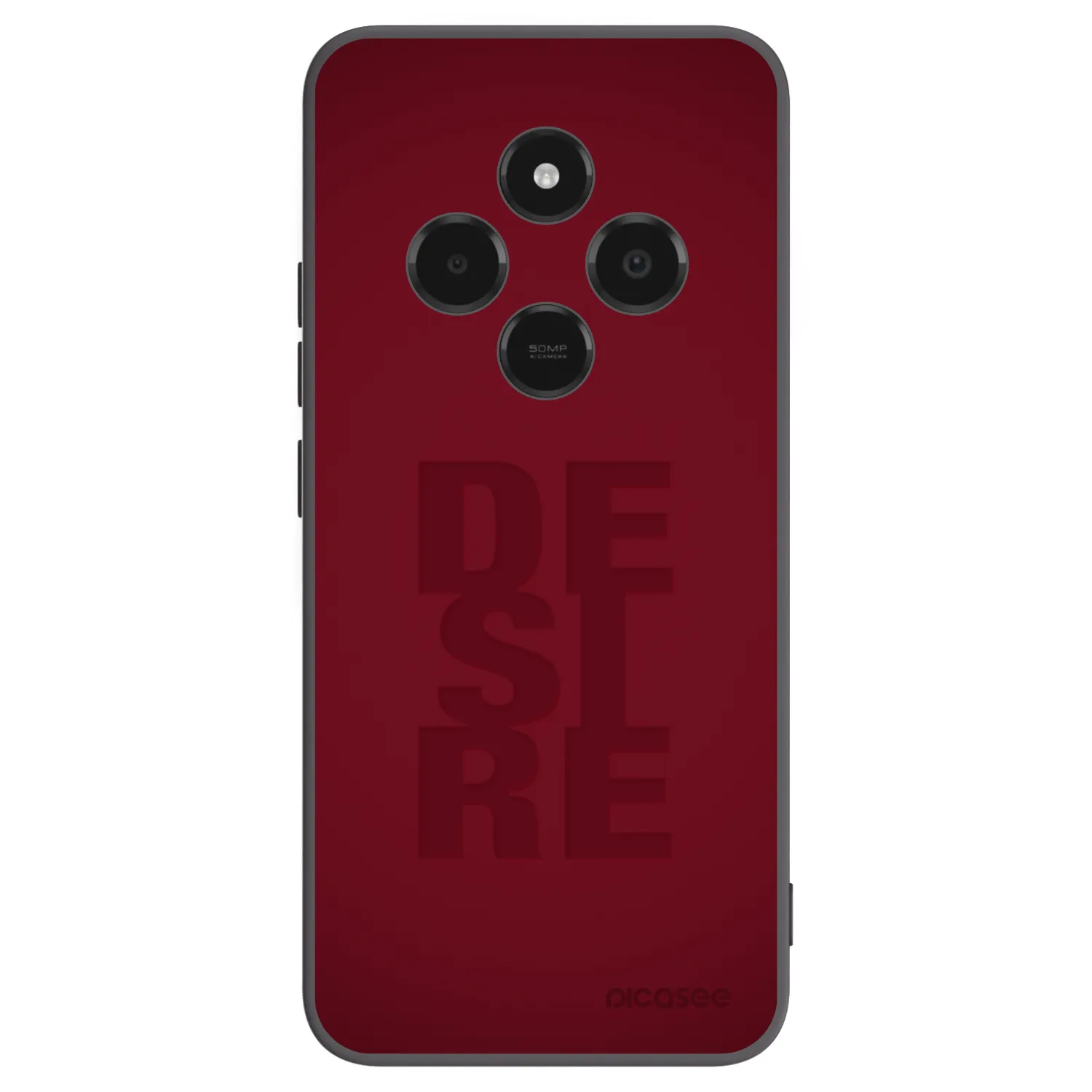 Picasee Μαύρη θήκη σιλικόνης για Xiaomi Poco C75 - Desire