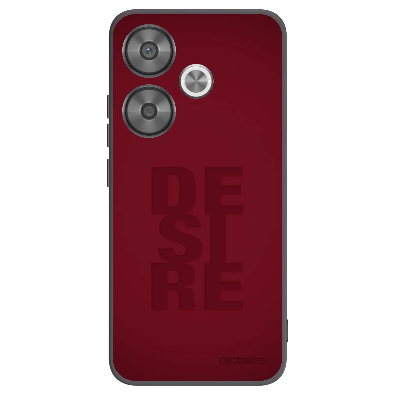 Picasee Μαύρη θήκη σιλικόνης για Xiaomi Poco F6 - Desire