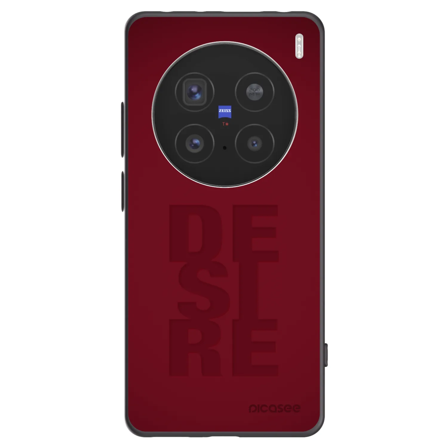 Picasee Μαύρη θήκη σιλικόνης για Vivo X200 Pro - Desire
