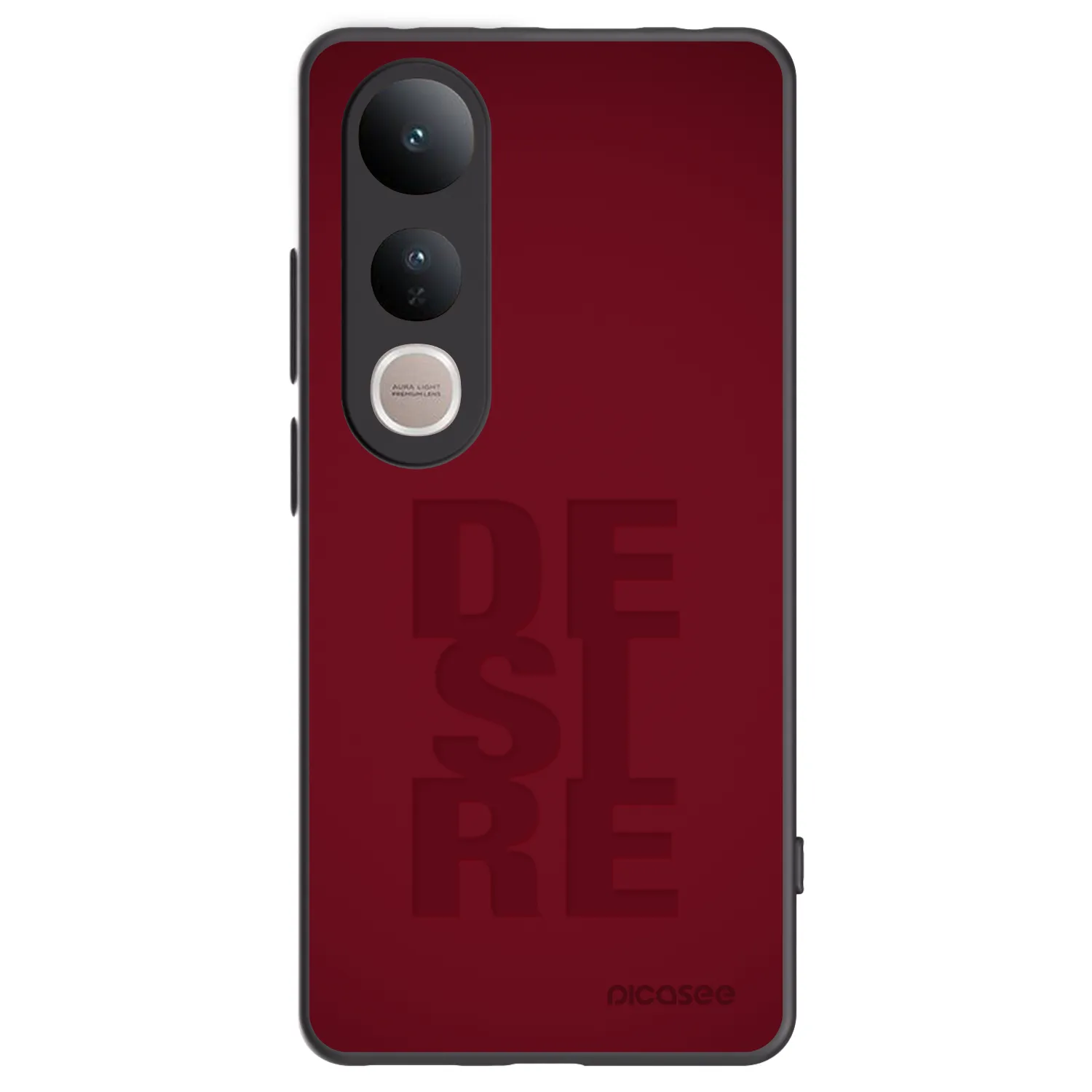 Picasee Μαύρη θήκη σιλικόνης για Vivo V50 Lite 5G - Desire