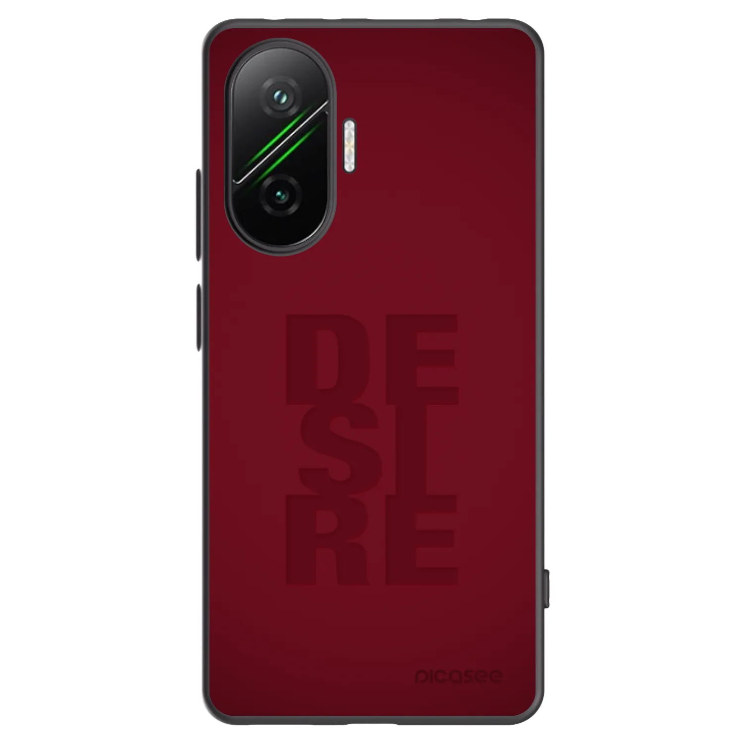 Picasee Μαύρη θήκη σιλικόνης για Xiaomi Poco F7 5G - Desire