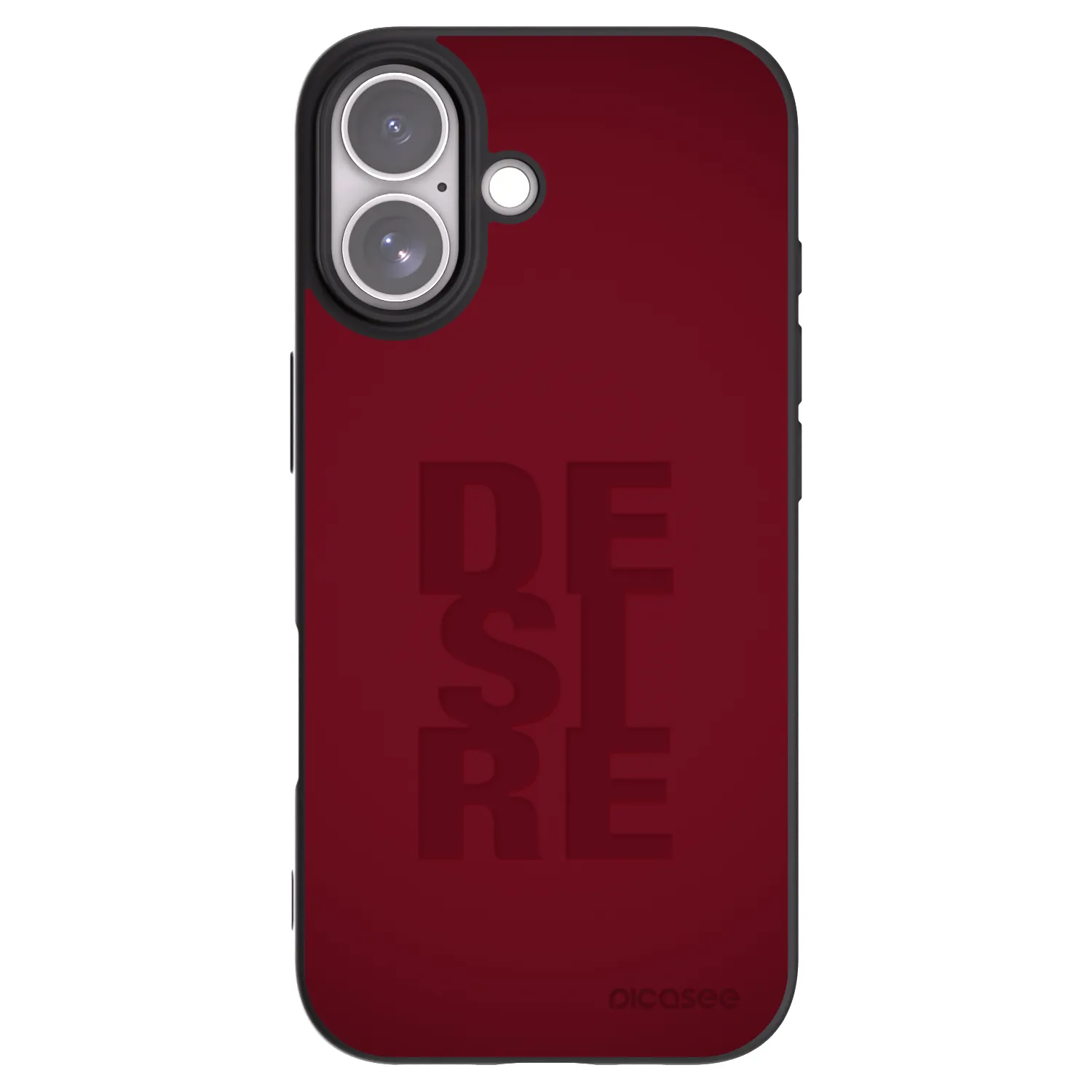 Picasee Μαύρη θήκη σιλικόνης για Apple iPhone 17 - Desire