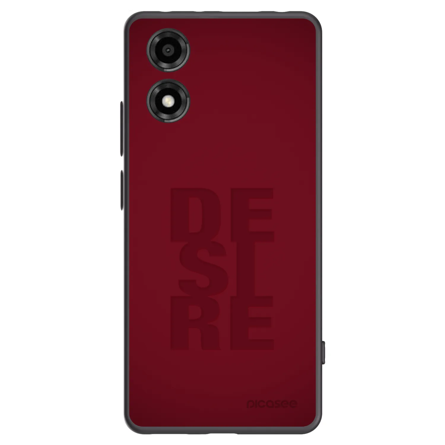 Picasee Μαύρη θήκη σιλικόνης για Motorola Moto E14 - Desire