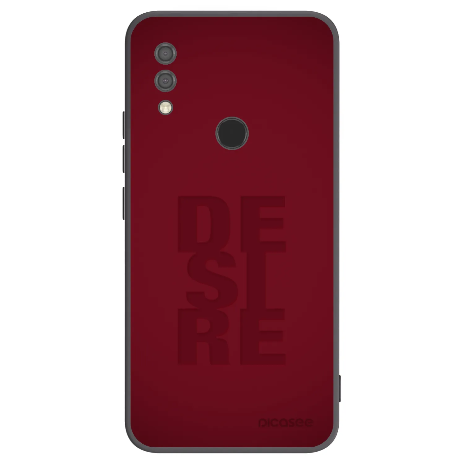 Picasee Μαύρη θήκη σιλικόνης για Xiaomi Redmi 7 - Desire