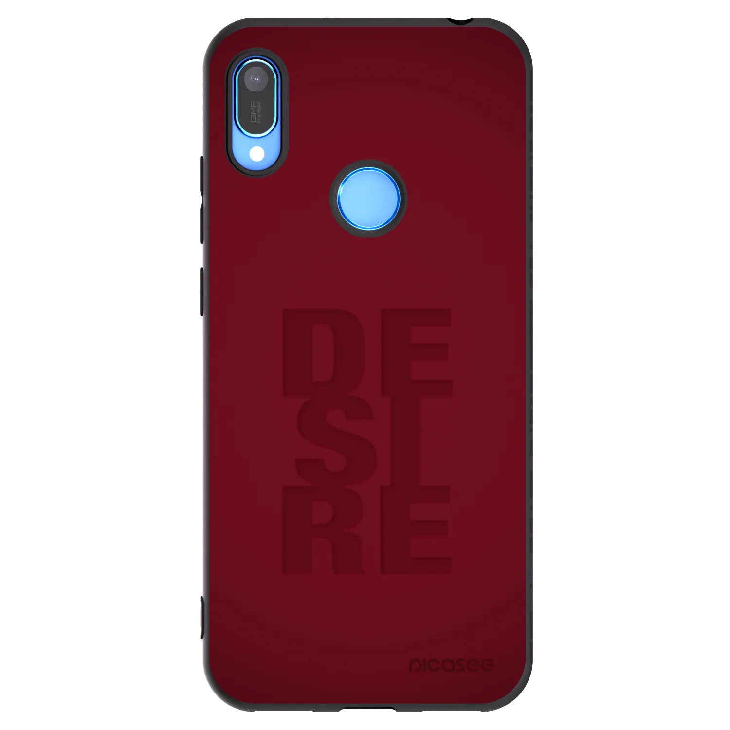 Picasee Μαύρη θήκη σιλικόνης για Huawei Y6 2019 - Desire