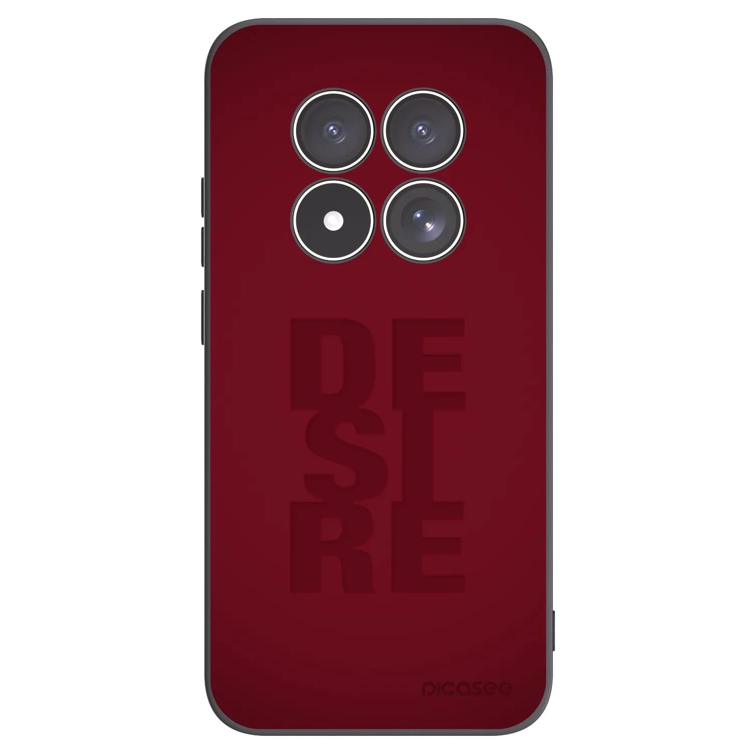 Picasee Μαύρη θήκη σιλικόνης για Xiaomi Redmi Note 15 Pro 4G - Desire