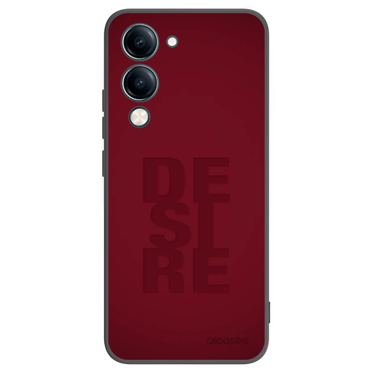 Picasee Μαύρη θήκη σιλικόνης για Vivo Y29s 5G - Desire