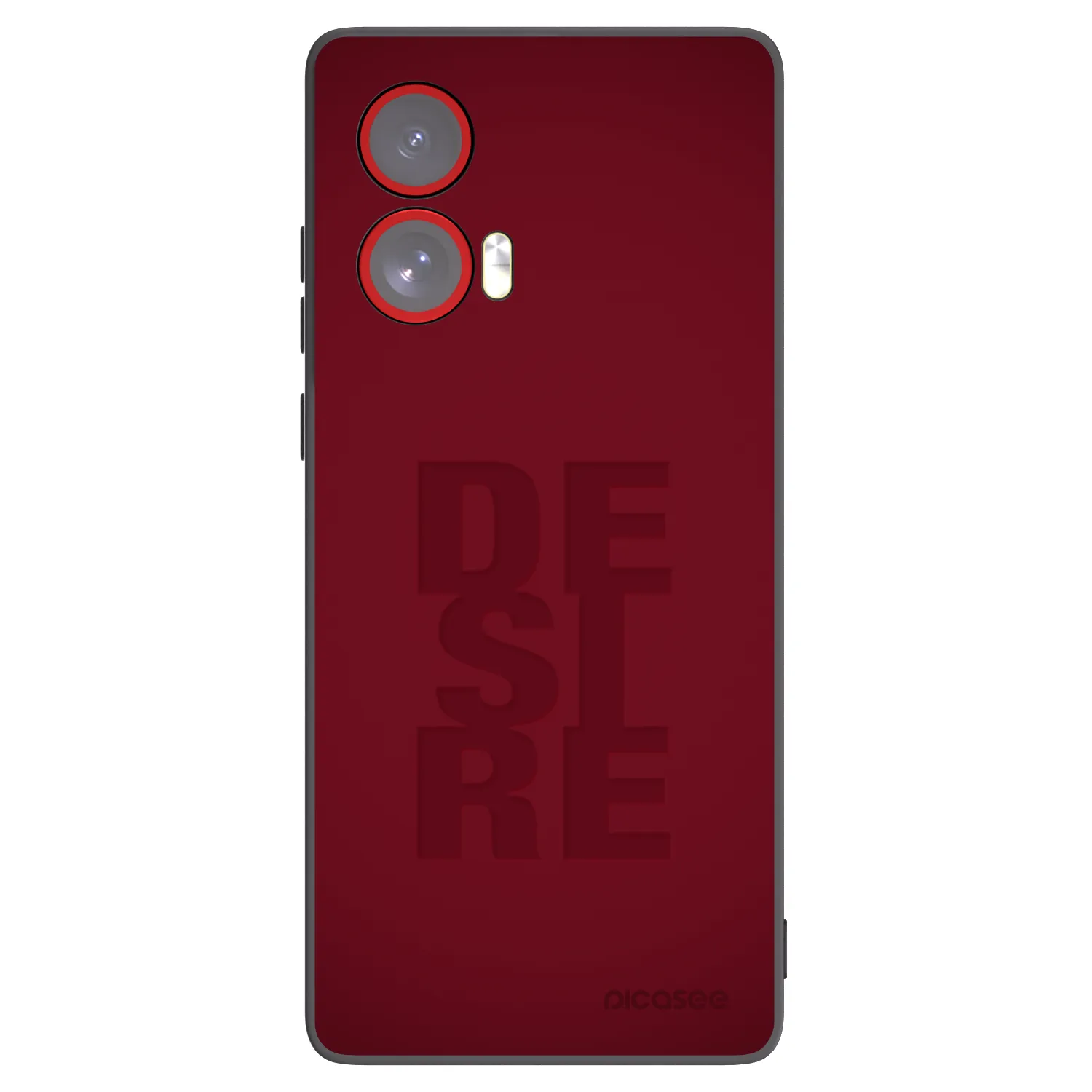 Picasee Μαύρη θήκη σιλικόνης για Motorola Edge 50 Fusion - Desire