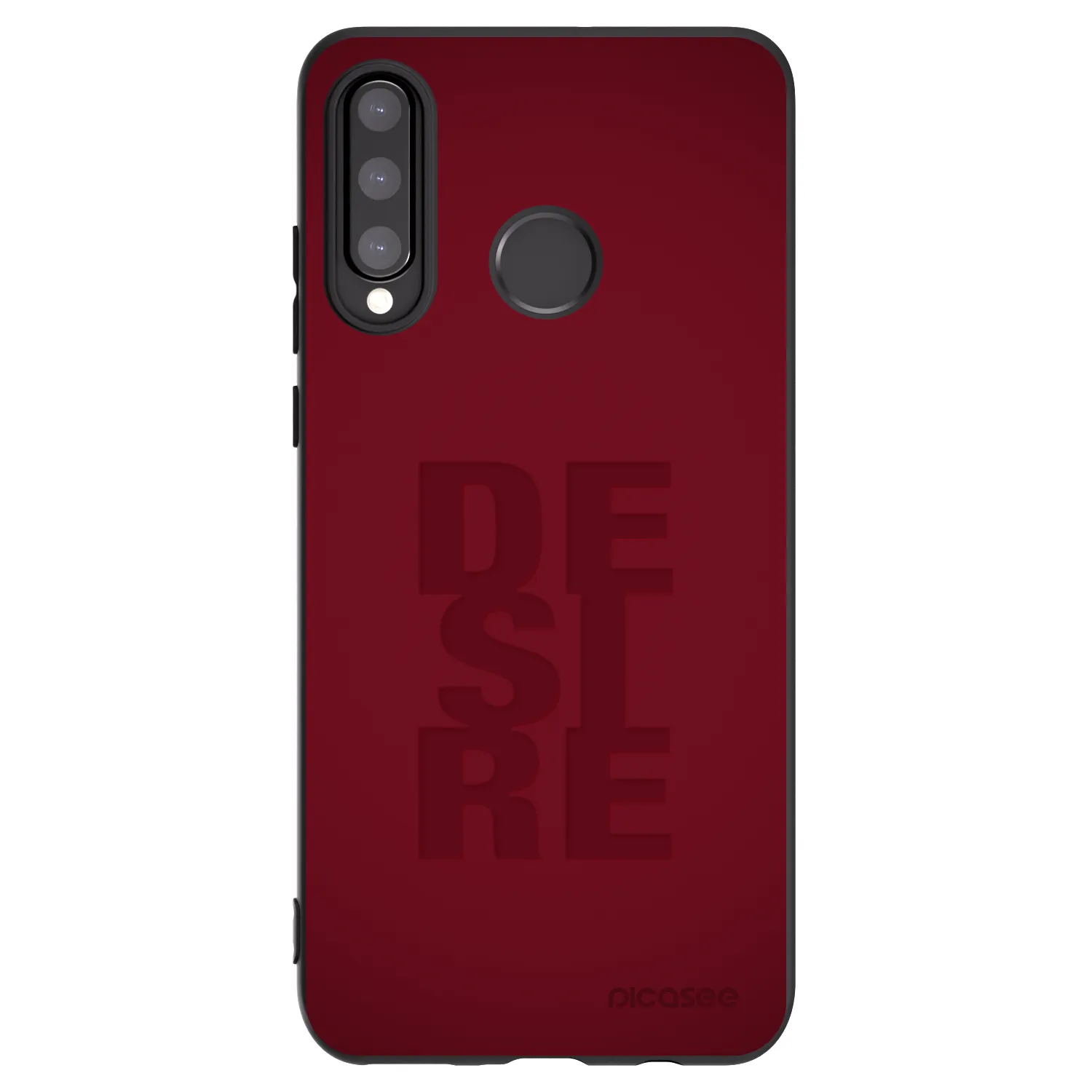 Picasee Μαύρη θήκη σιλικόνης για Huawei P30 Lite - Desire