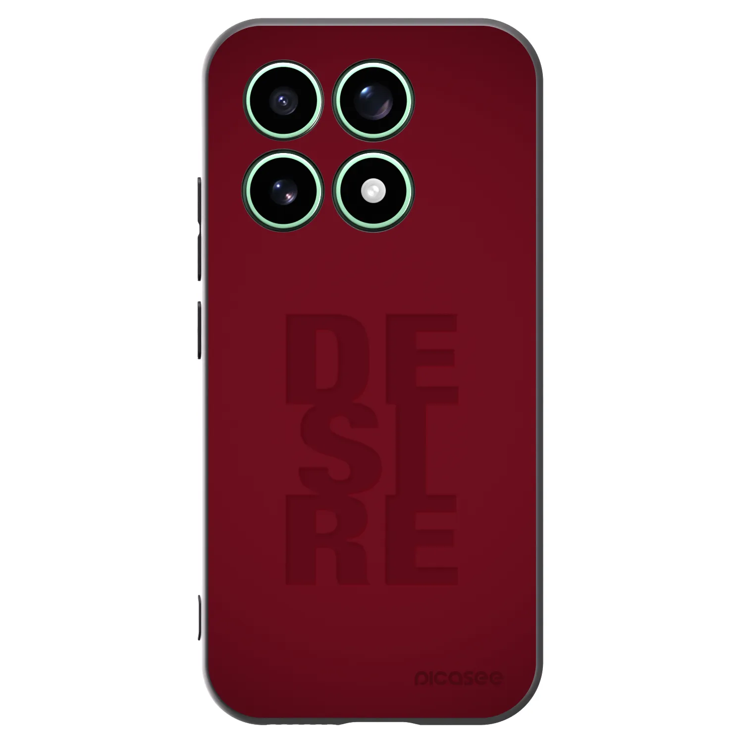 Picasee Μαύρη θήκη σιλικόνης για Xiaomi 17 - Desire