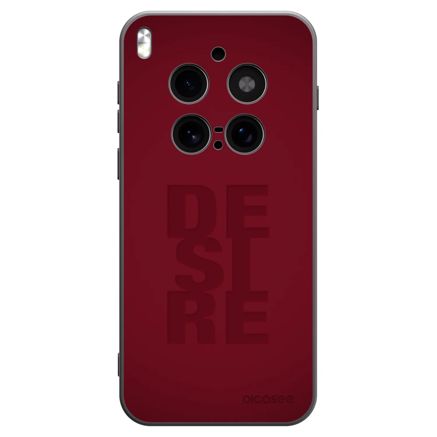 Picasee Μαύρη θήκη σιλικόνης για Vivo X300 Pro - Desire