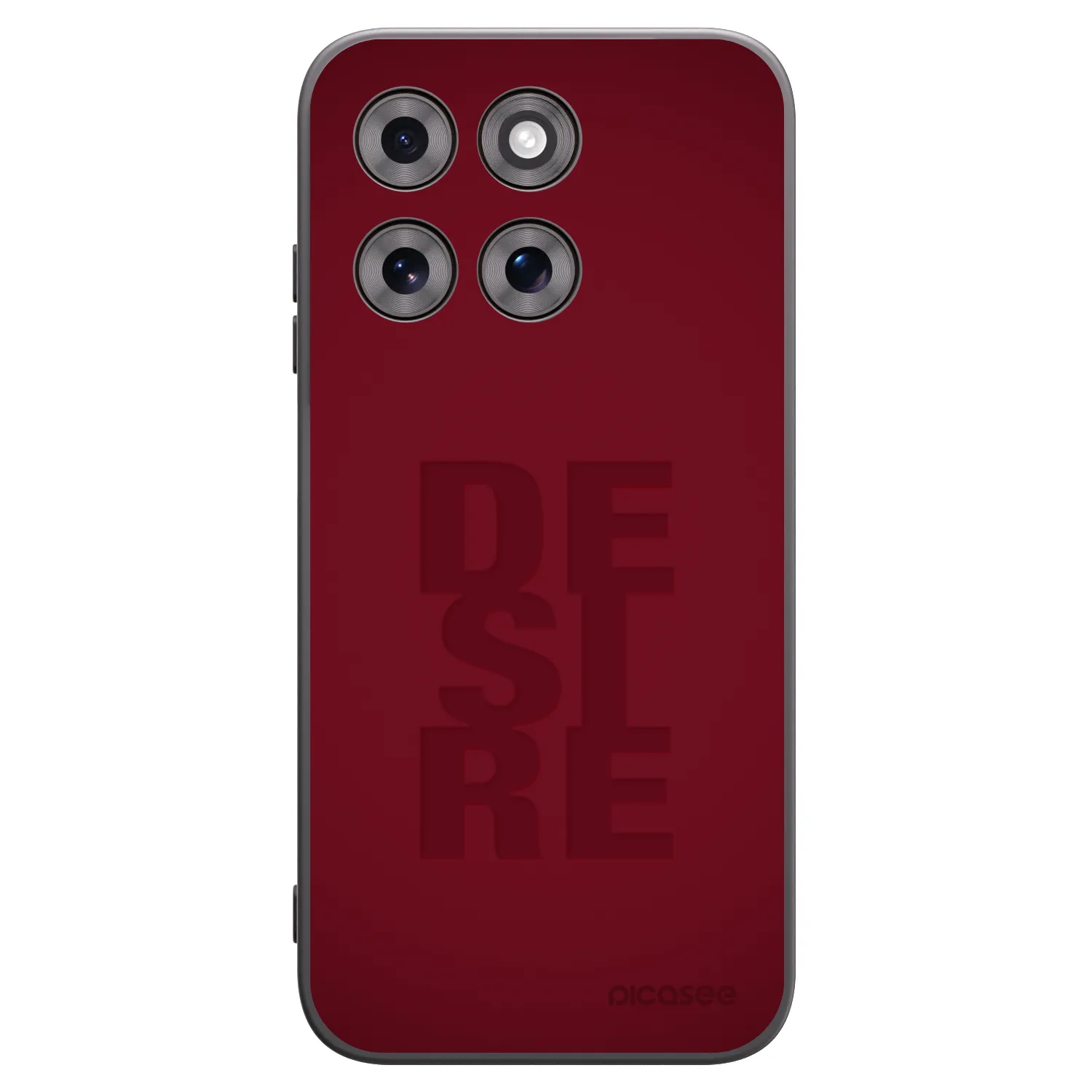 Picasee Μαύρη θήκη σιλικόνης για Motorola Moto G77 - Desire