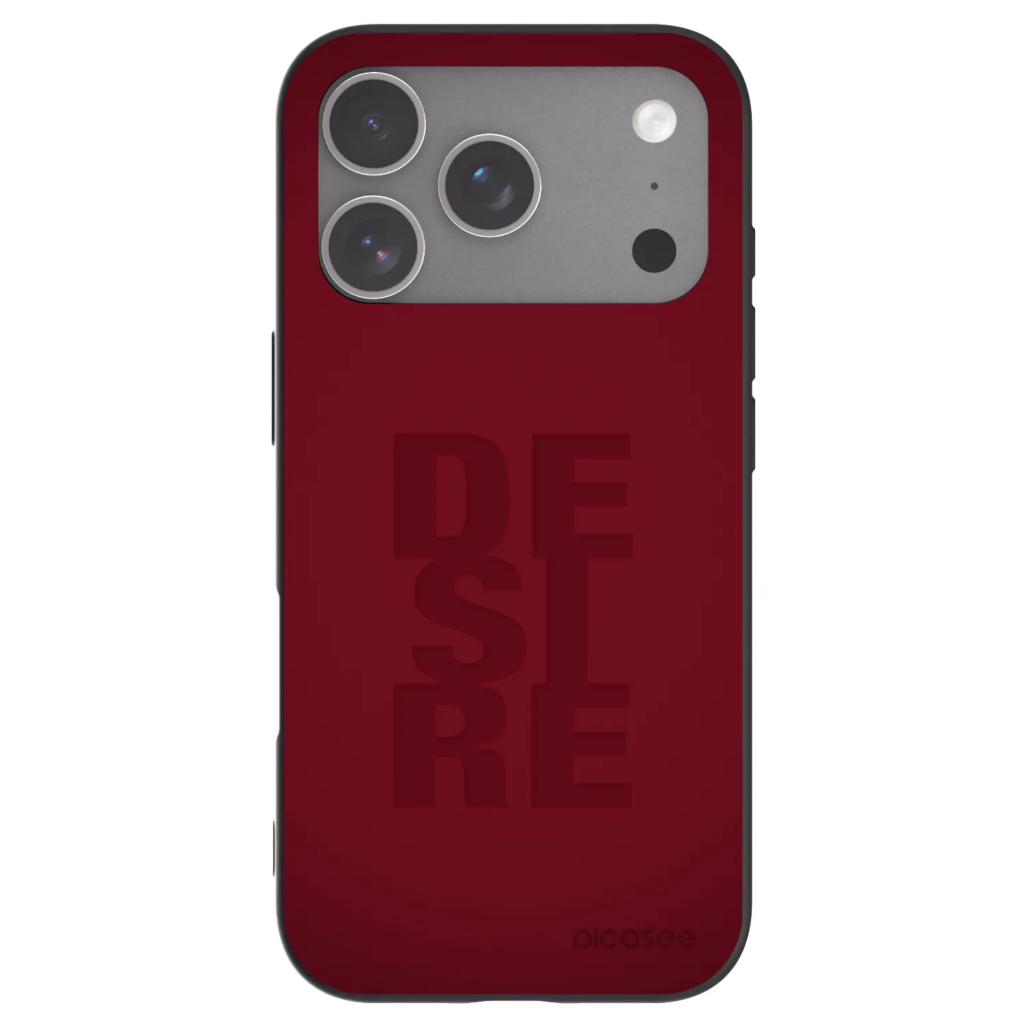 Picasee Μαύρη θήκη σιλικόνης για Apple iPhone 18 Pro - Desire