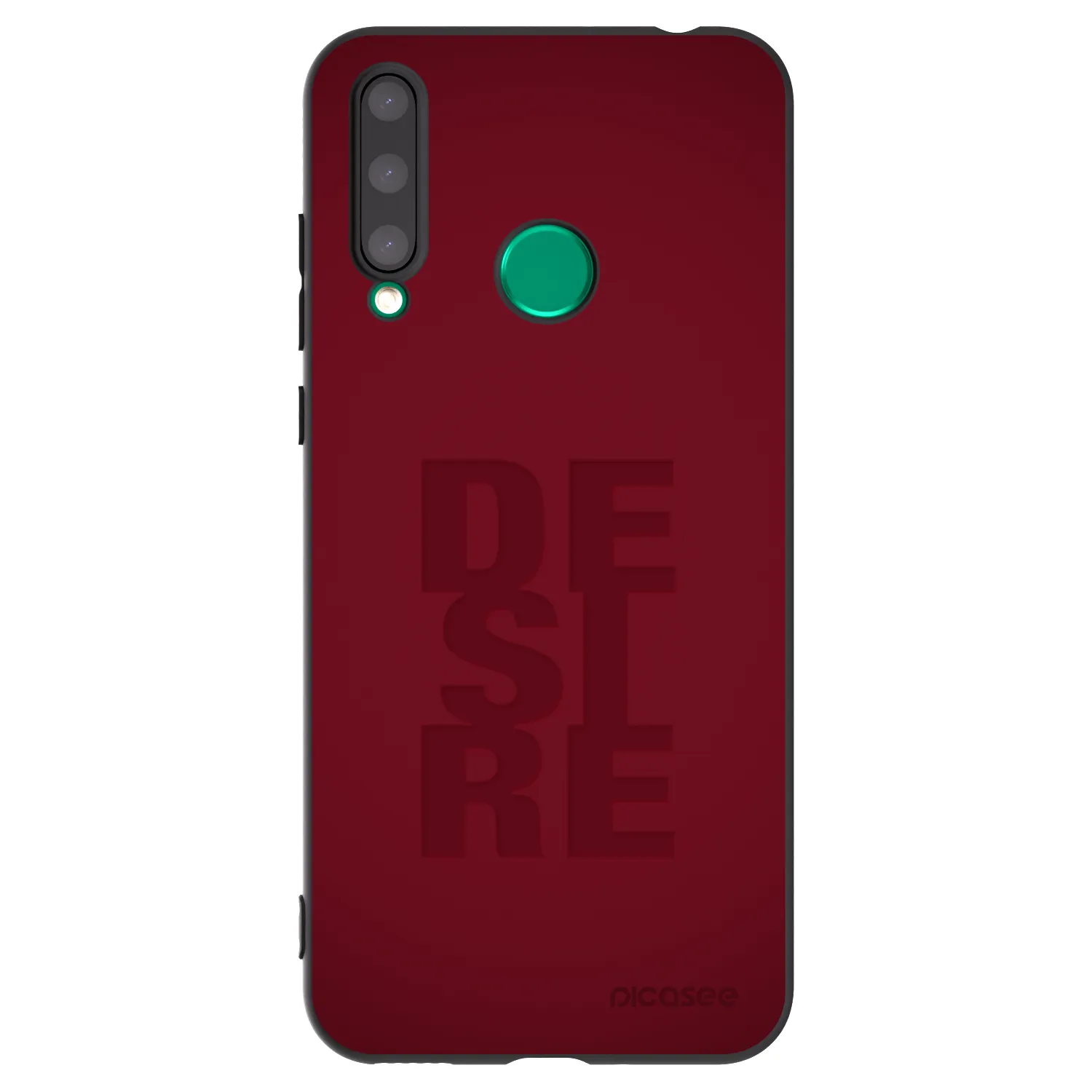 Picasee Μαύρη θήκη σιλικόνης για Honor 20 Lite - Desire