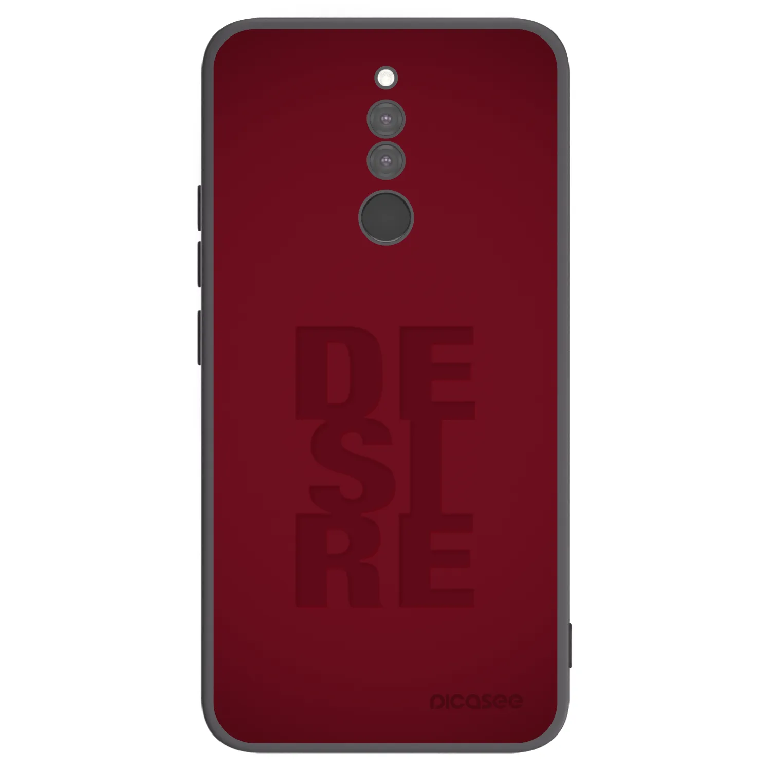 Picasee Μαύρη θήκη σιλικόνης για Xiaomi Redmi 8 - Desire
