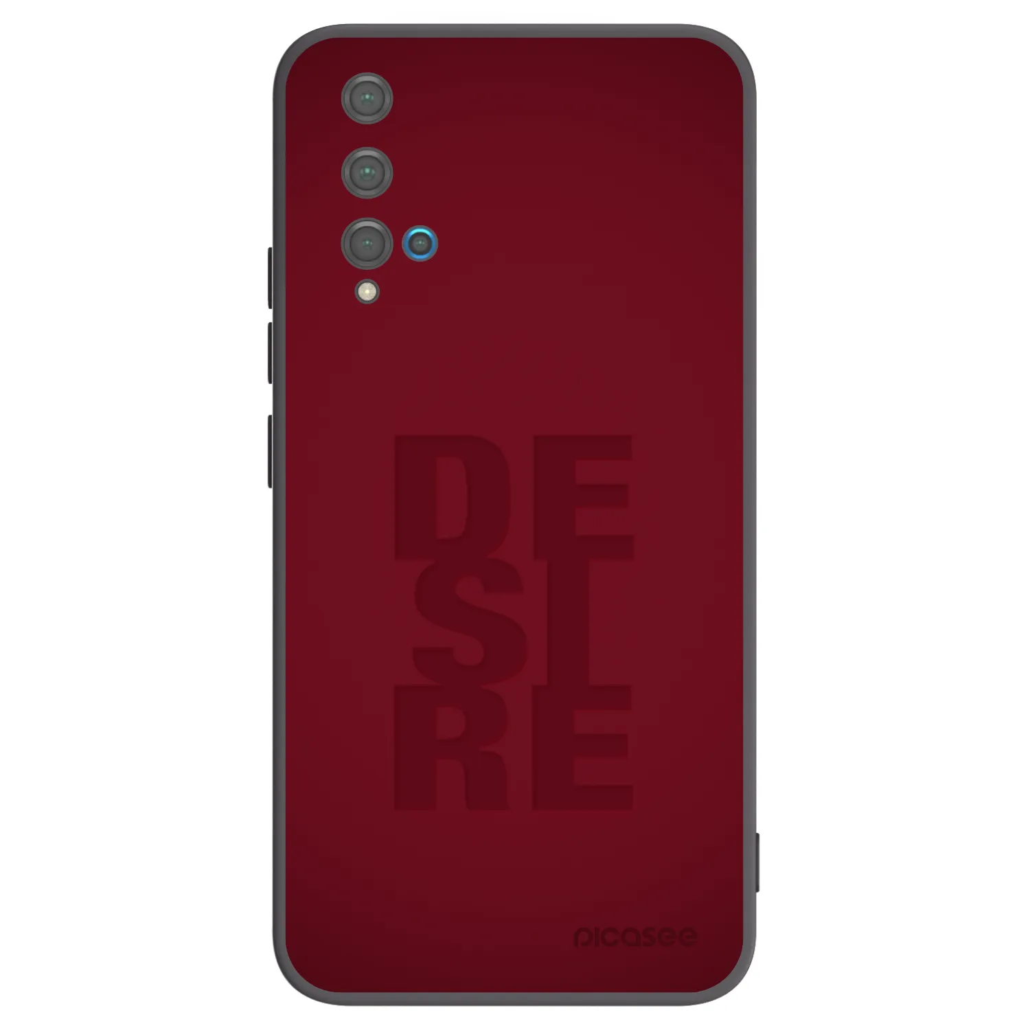 Picasee Μαύρη θήκη σιλικόνης για Huawei Nova 5T - Desire